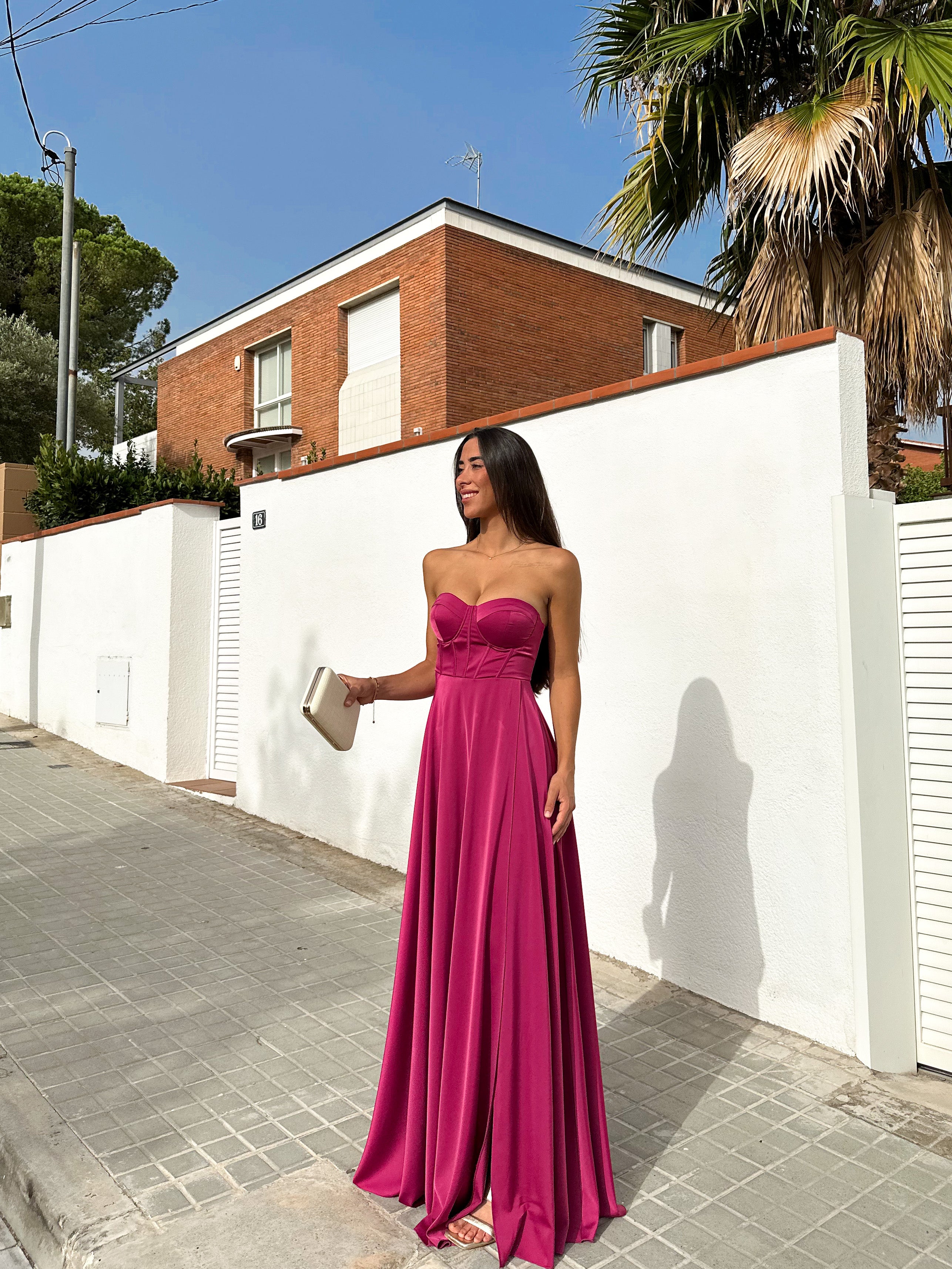 Vestido corse palabra amarena