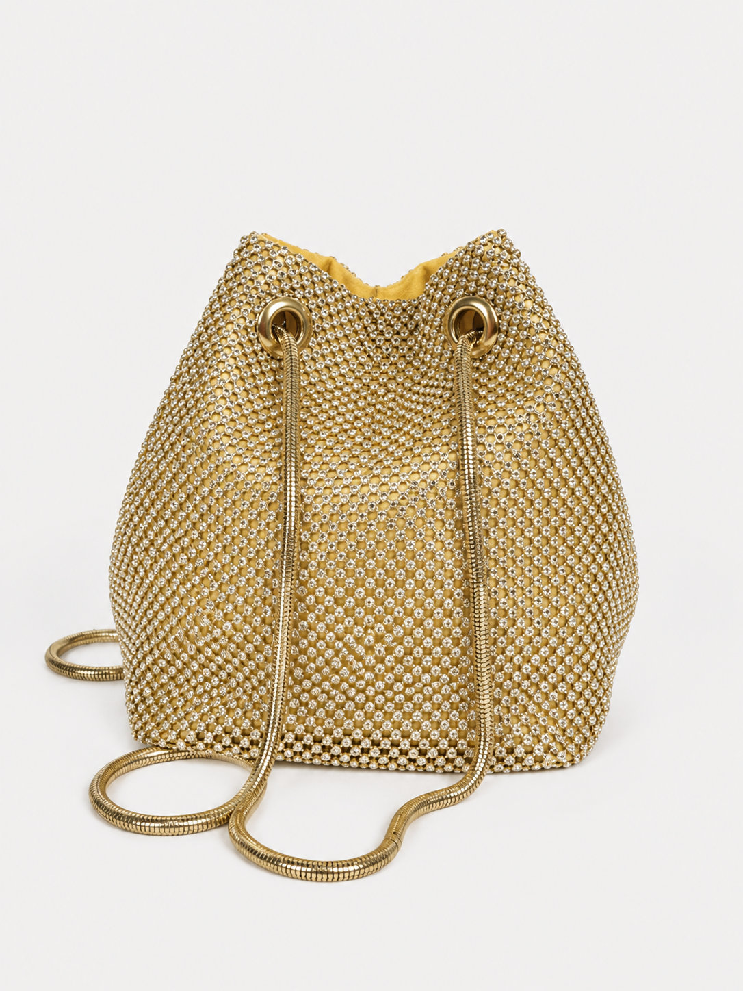 Pochette de fête dorée
