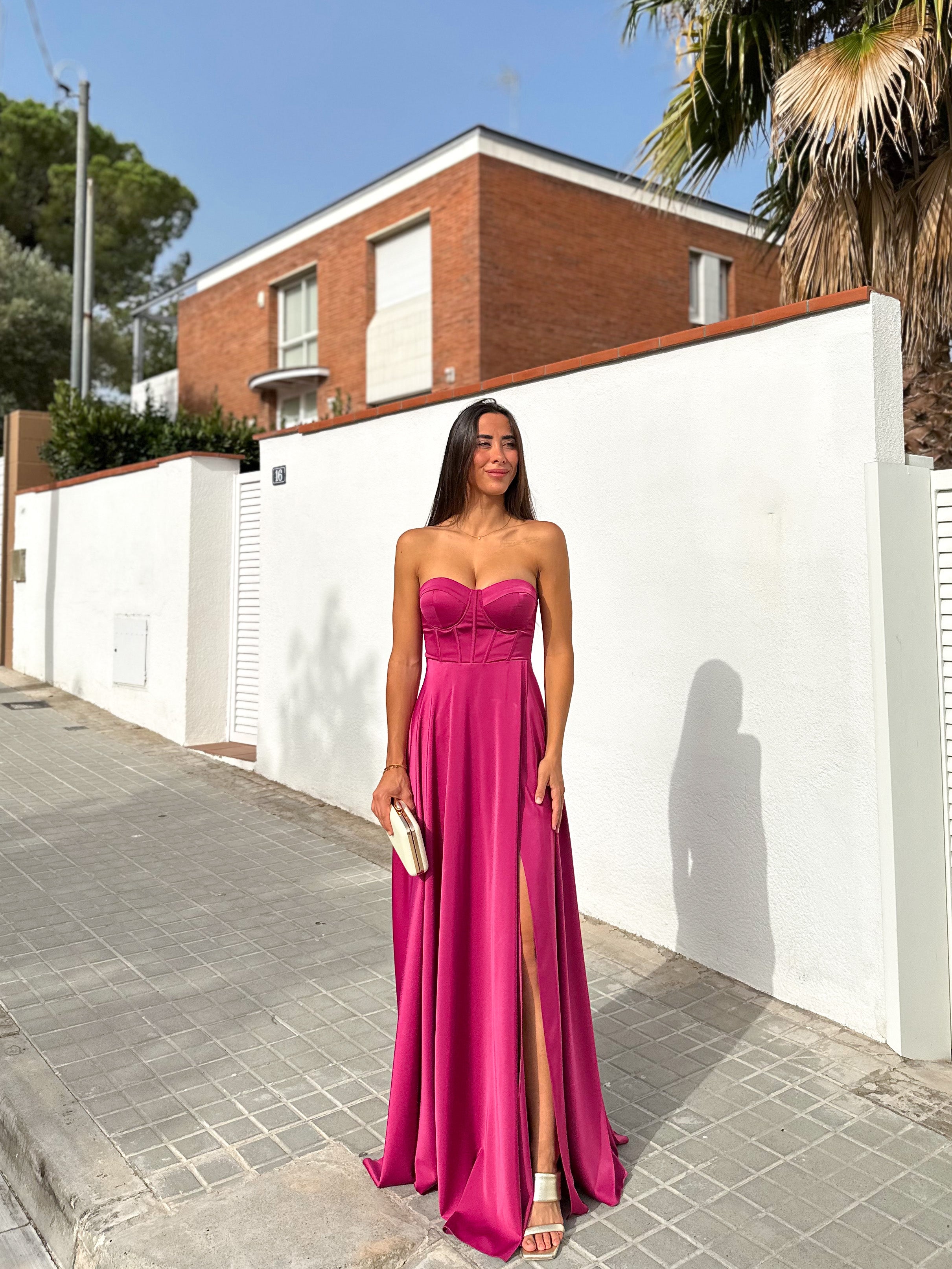 Vestido corse palabra amarena