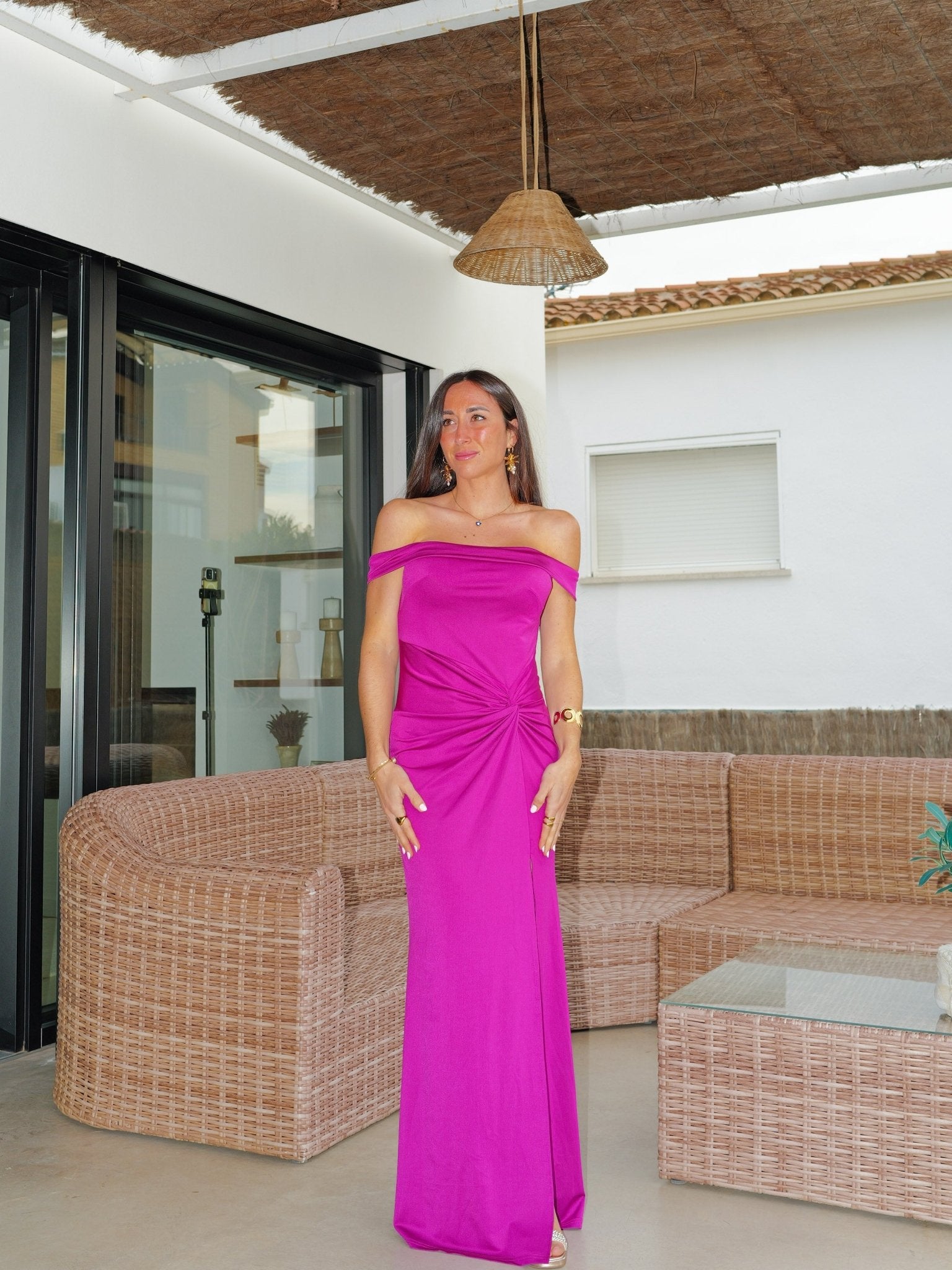 Robe bateau nouée BOUGAINVILLEA SORELLAS