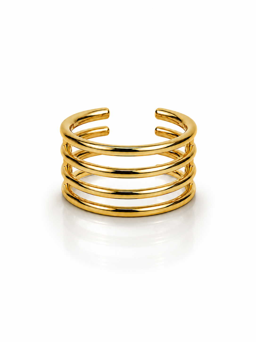 Pendiente suelto ear cuff aros dorado