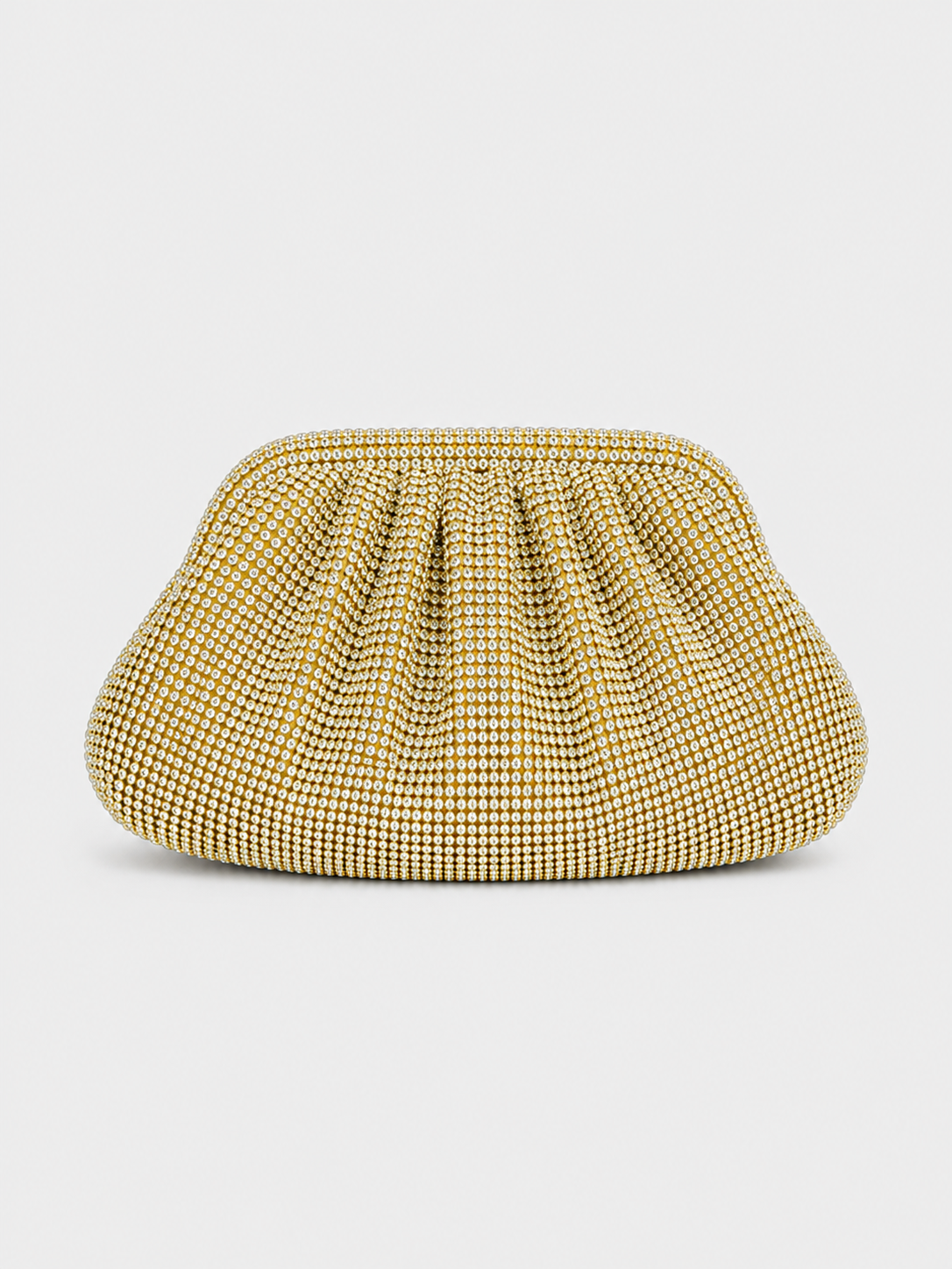 Gold glitter clutch