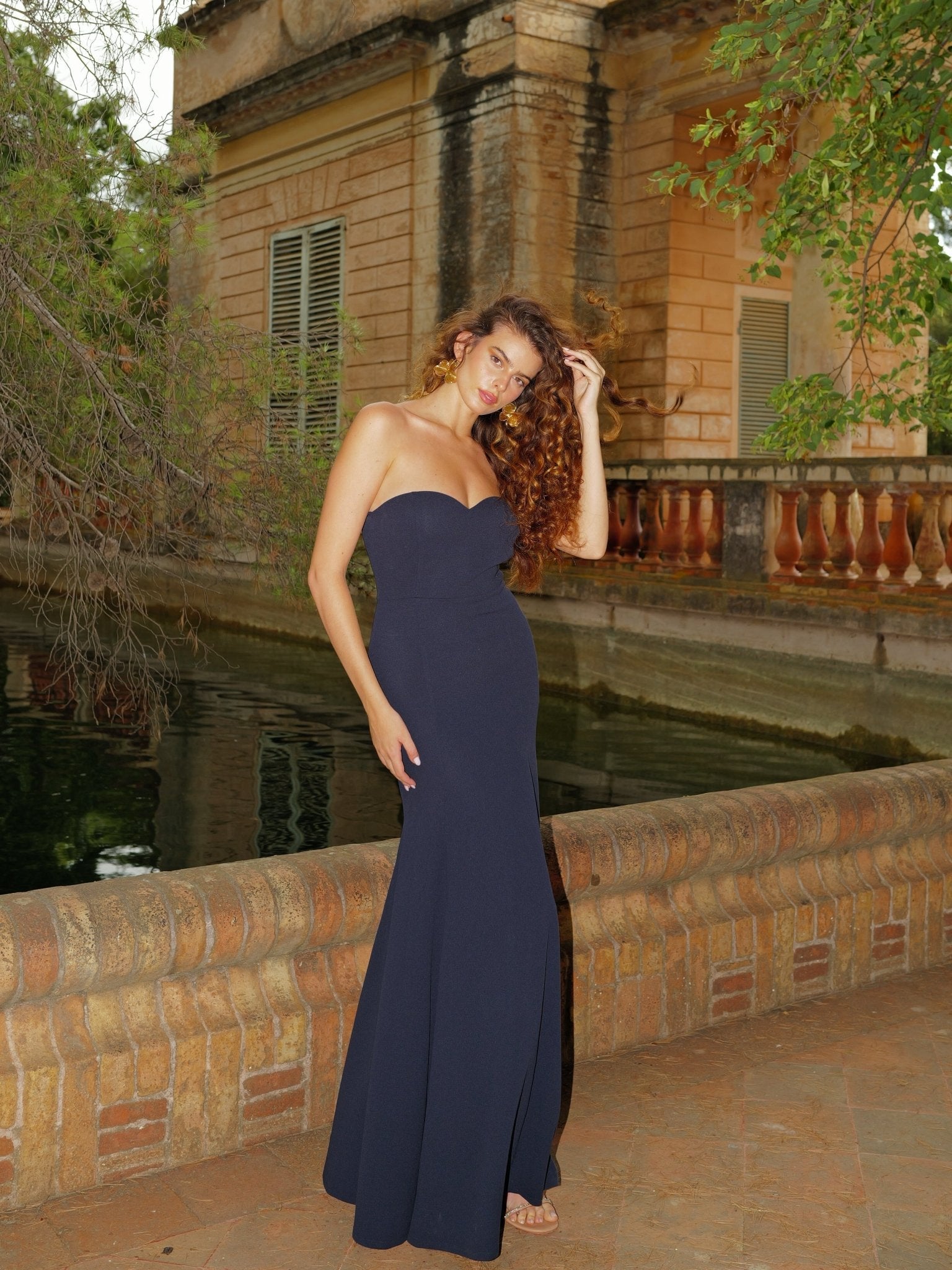 Vestido corazon sirena marino - SORELLAS