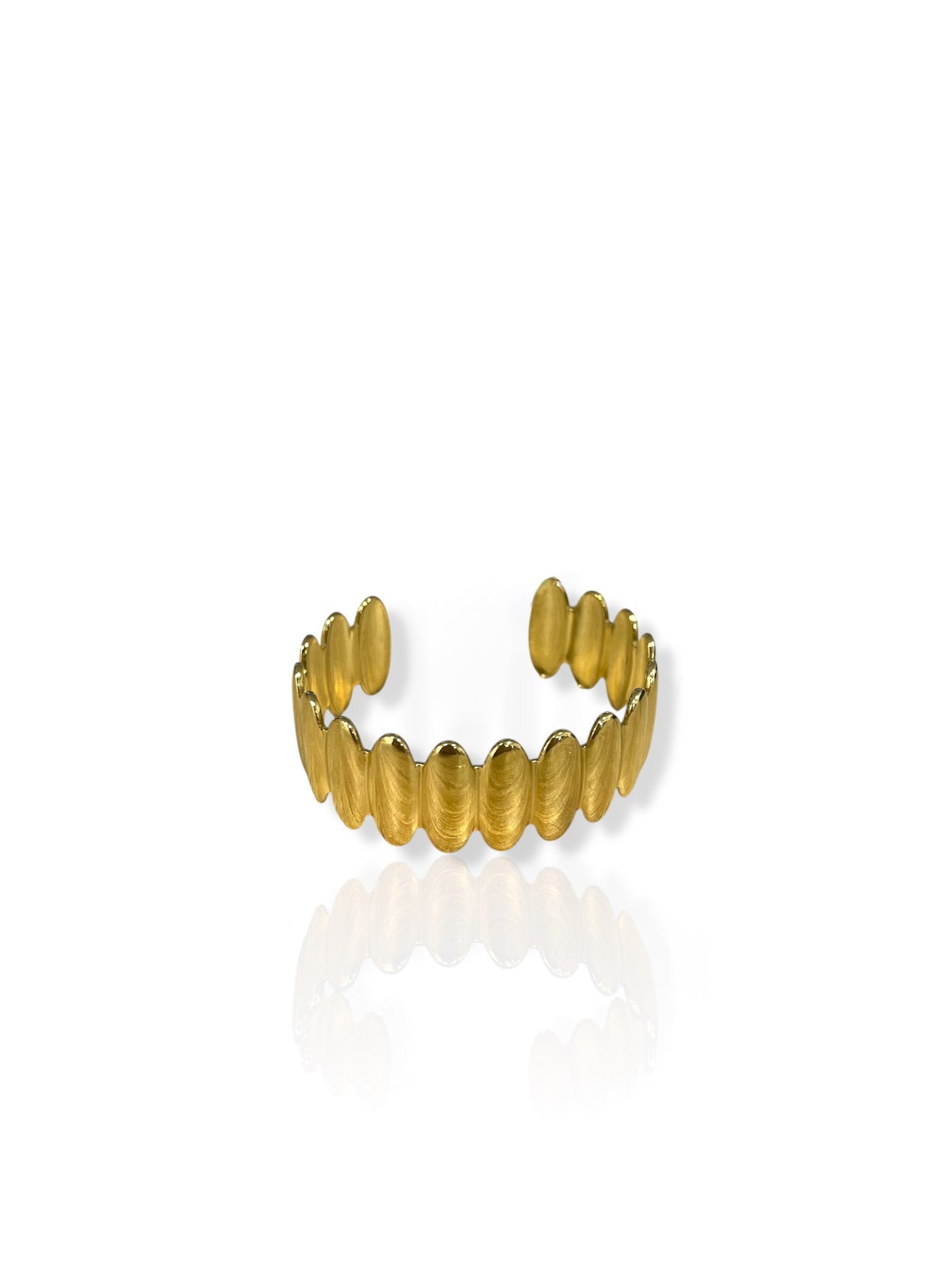 Brazalete óvalos dorado - Sorellas The Brand Barcelona S.L