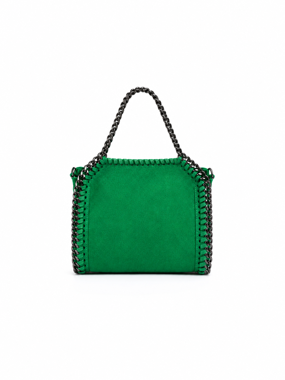 Saco de bolso de camurça verde