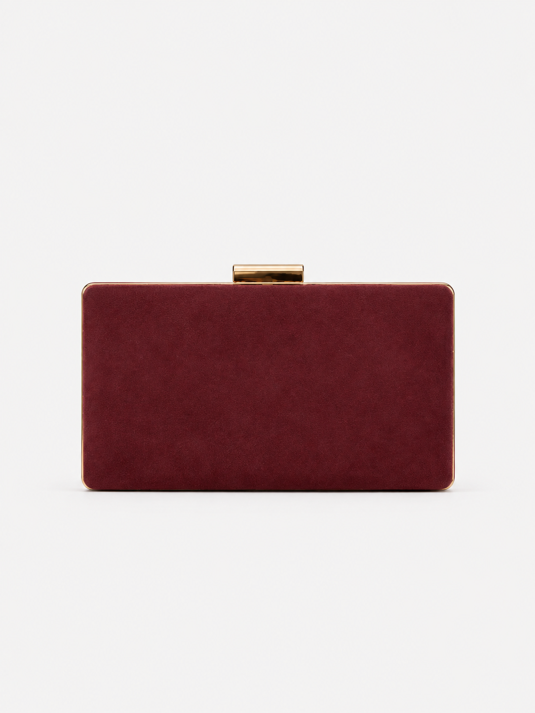Clutch horizontal cor de bordô