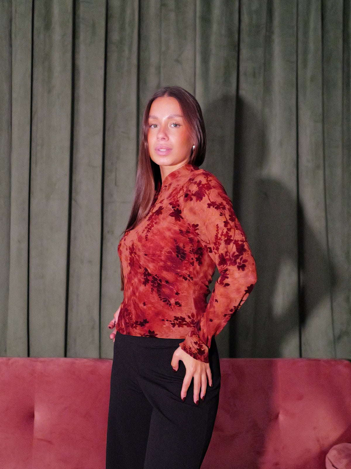 Top cuello mao caldera