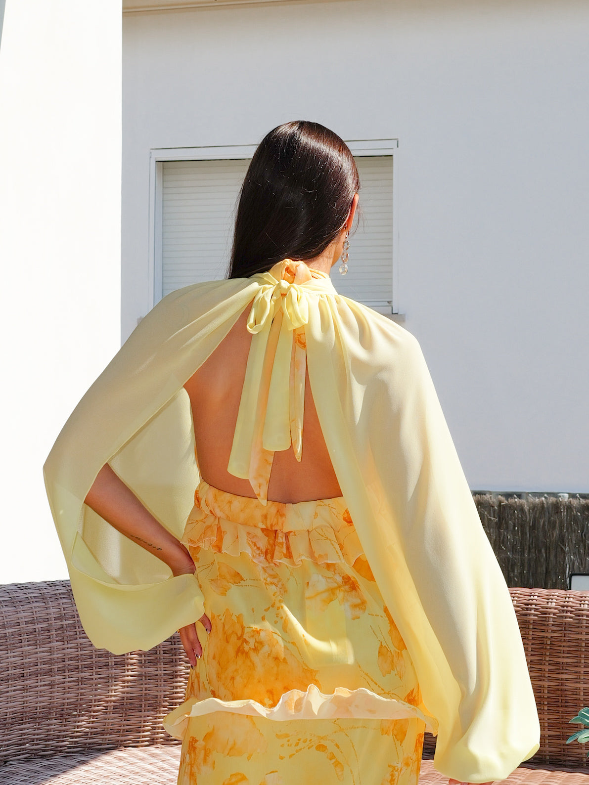 Chal mangas capa lazo amarillo