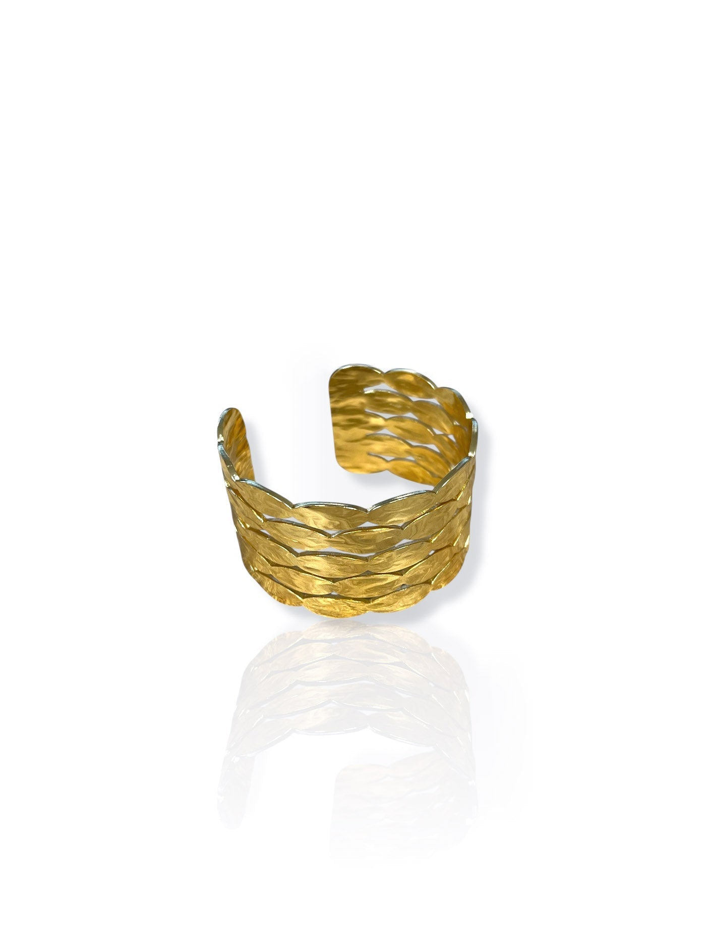 Brazalete cadena óvalos dorados - Sorellas The Brand Barcelona S.L