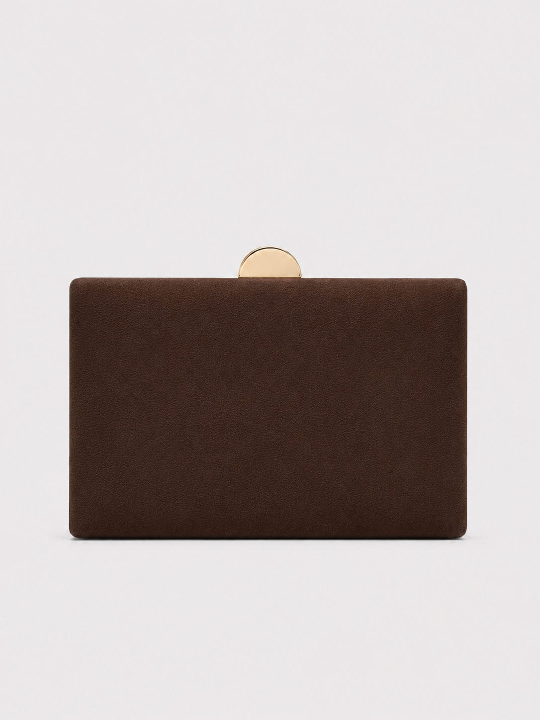 Clutch horizontal chocolate