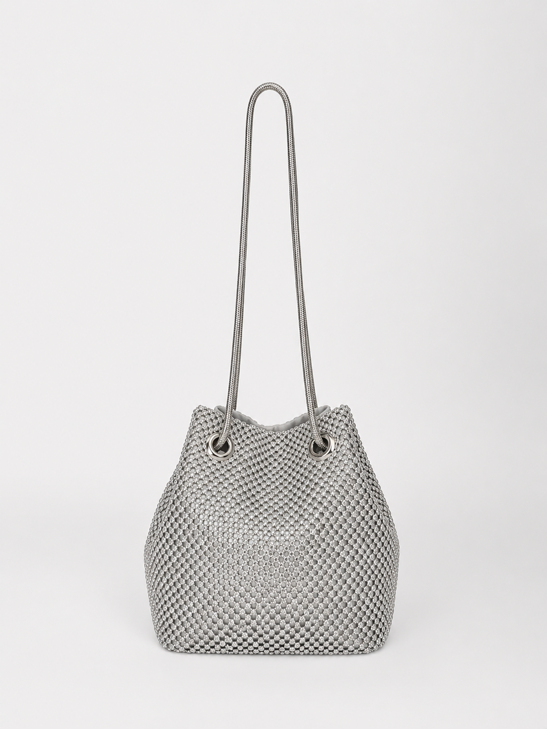 Pochette de fête argentée