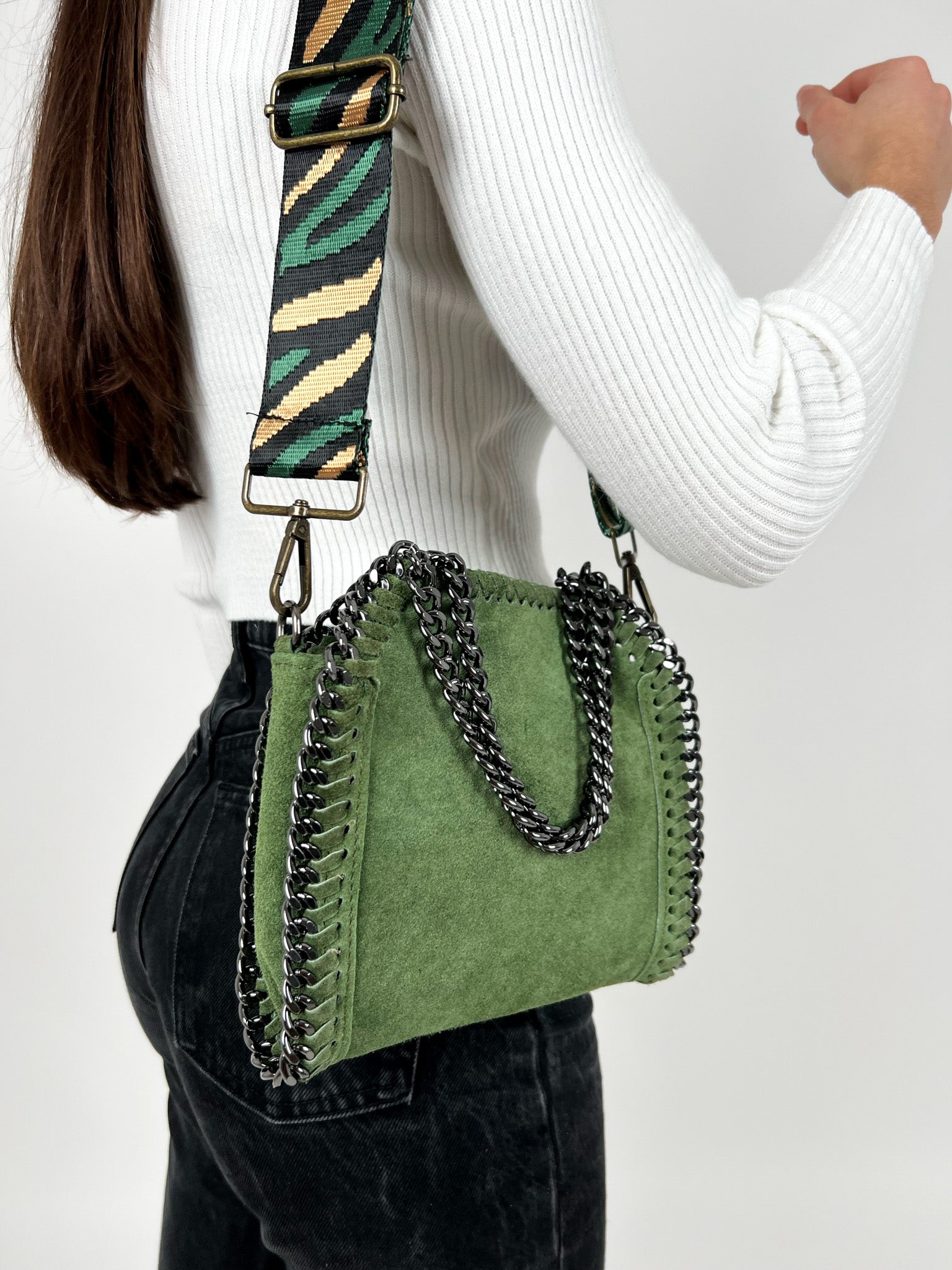 Bolso pocket bag ante botella