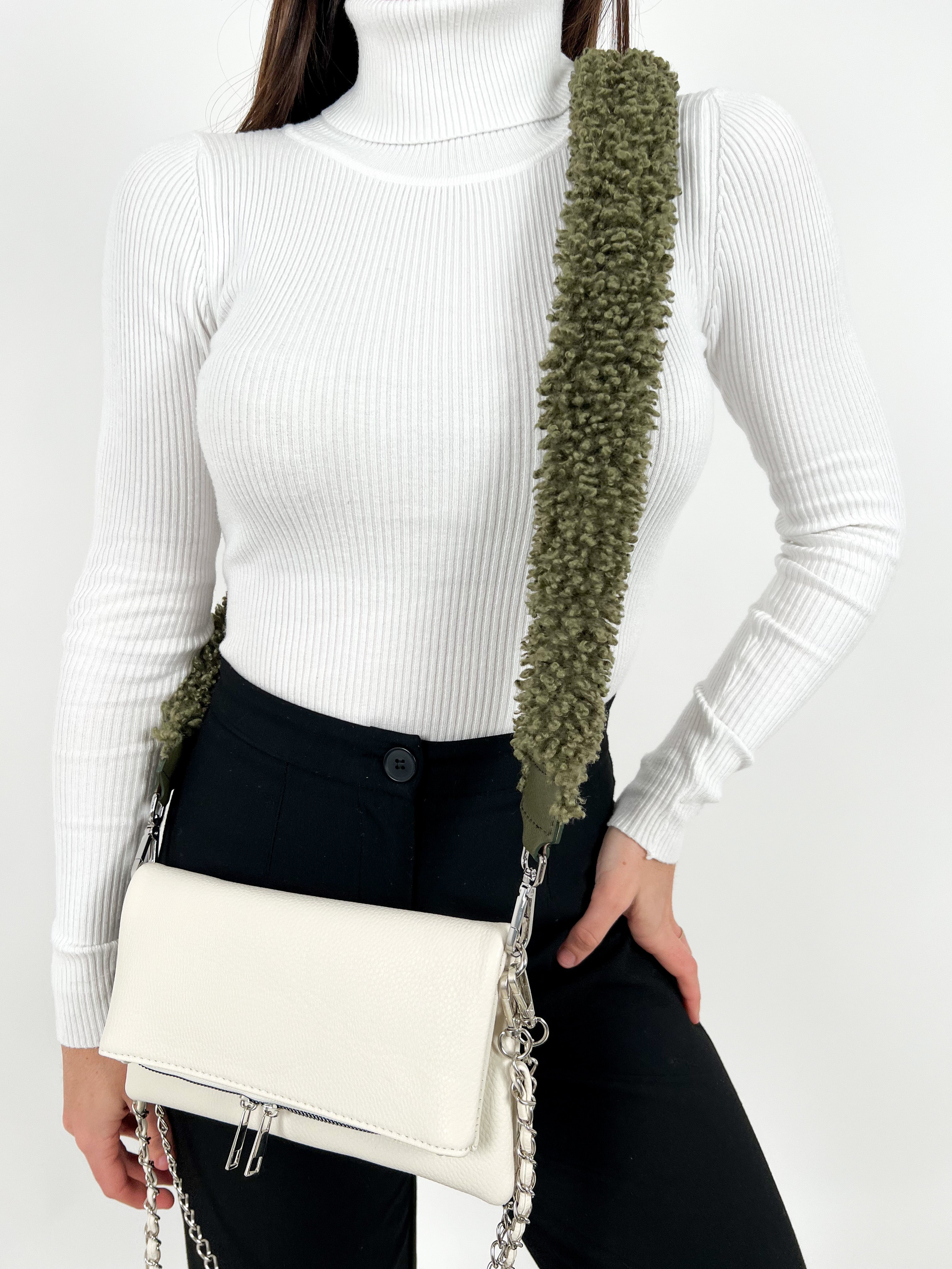 Cadena borreguito caqui