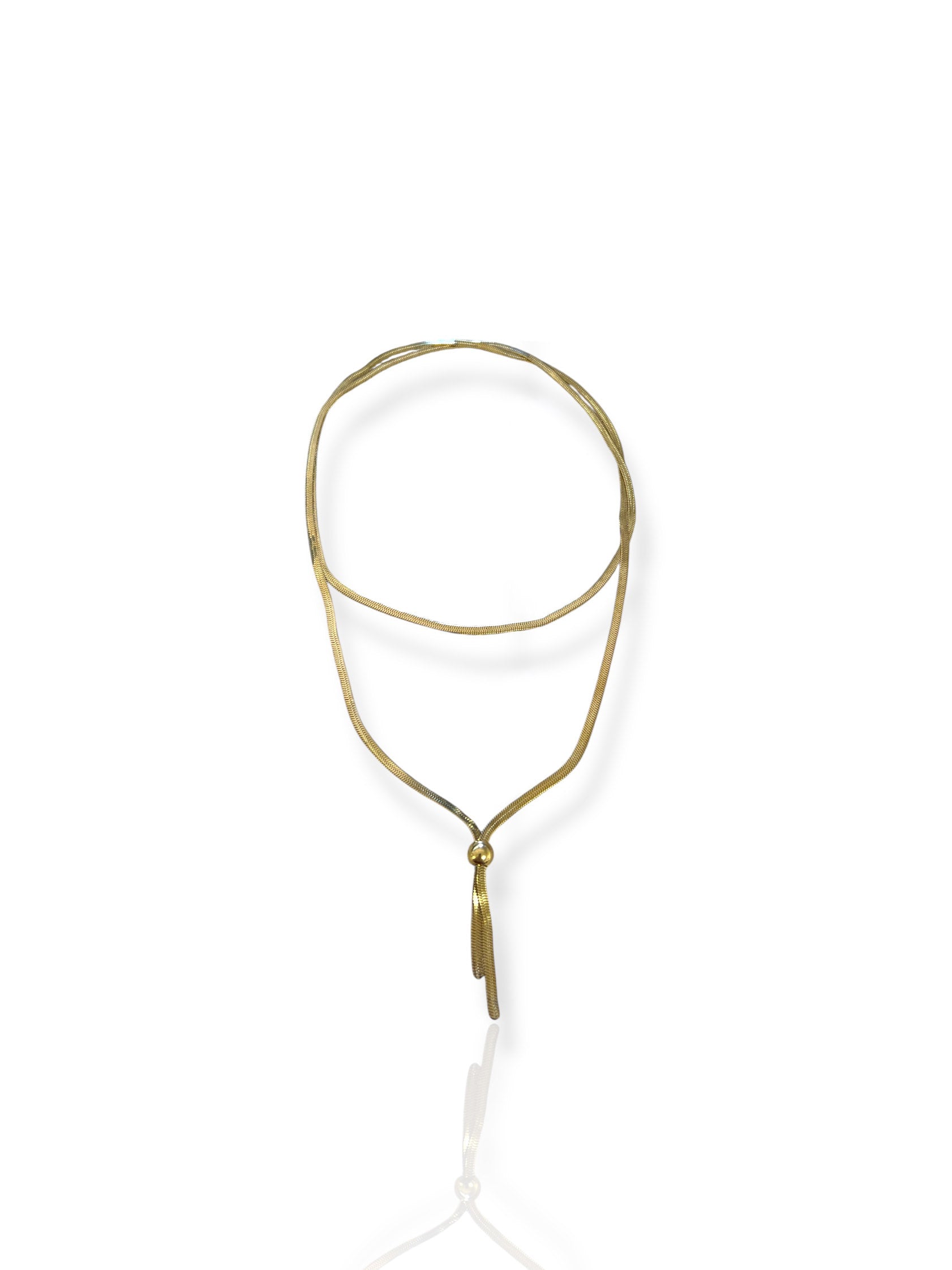 Double golden pendant