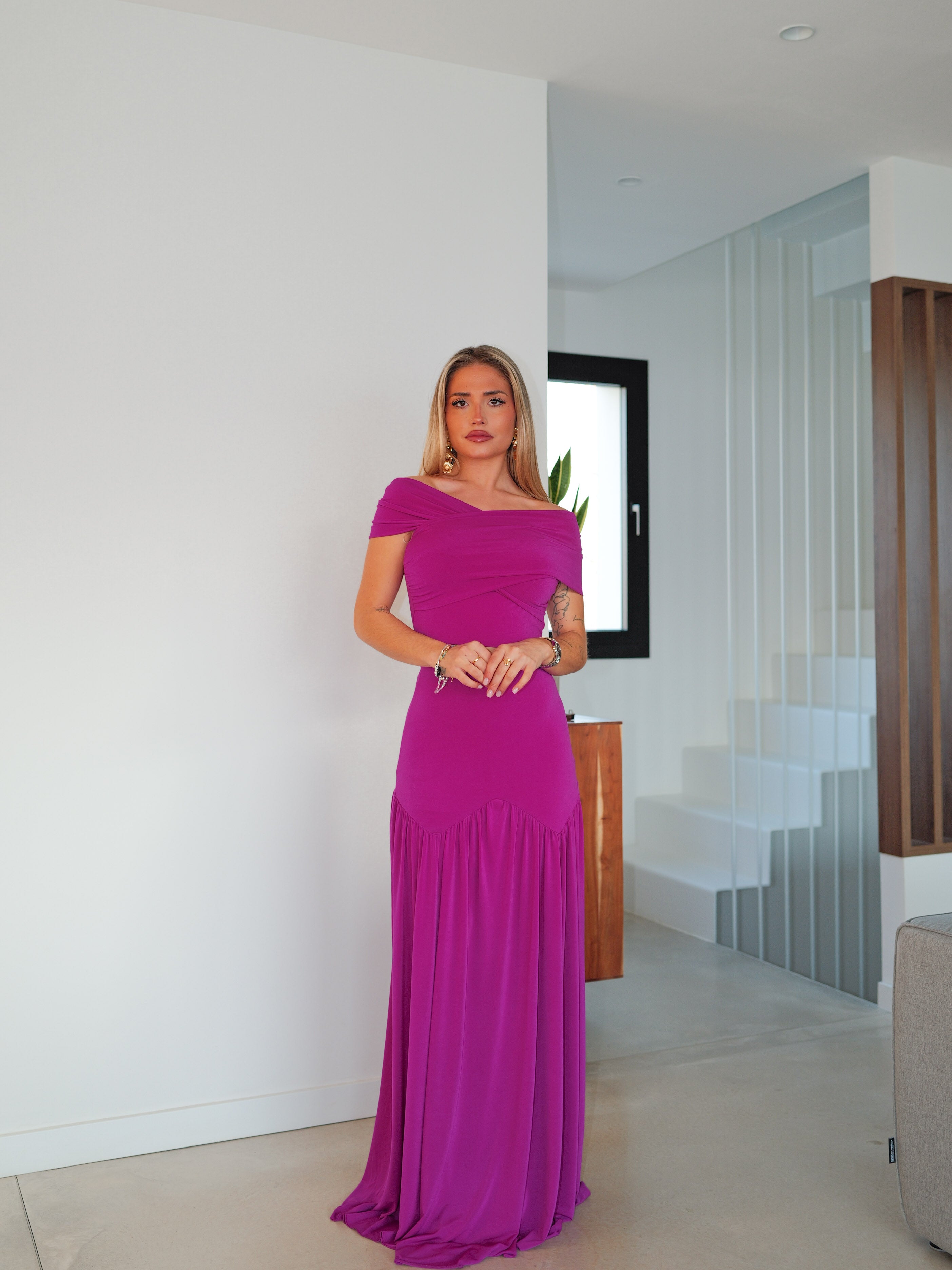 Crossed flying set BOUGAINVILLEA