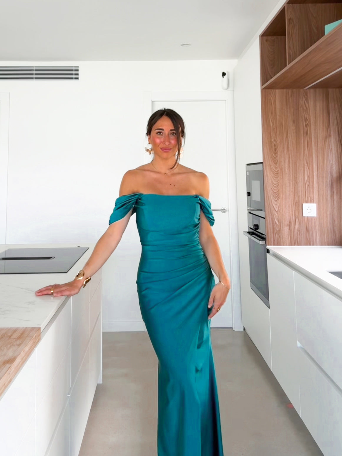 Sleeveless dress TEAL