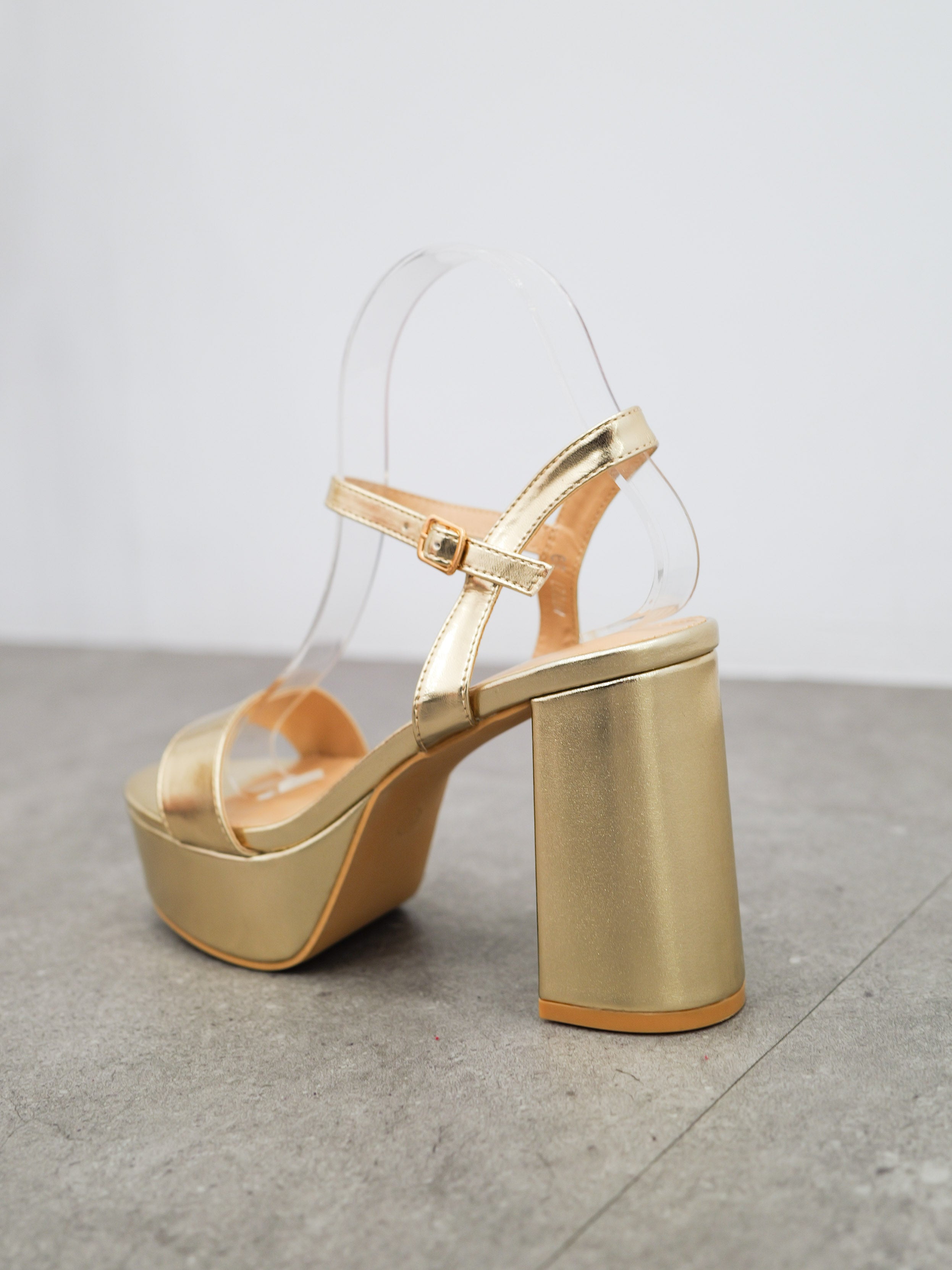 Gold band sandal