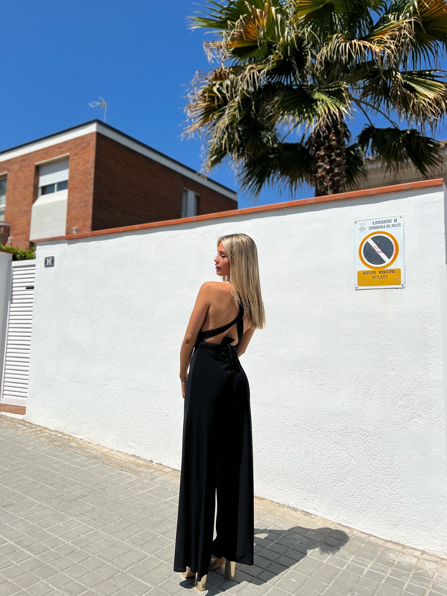 Jumpsuit multi black