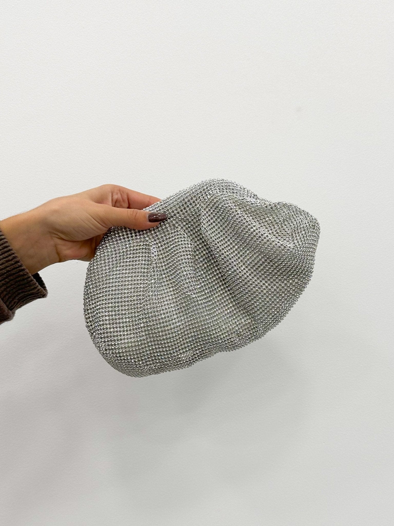 Silver glitter clutch bag - Sorellas The Brand Barcelona S.L.