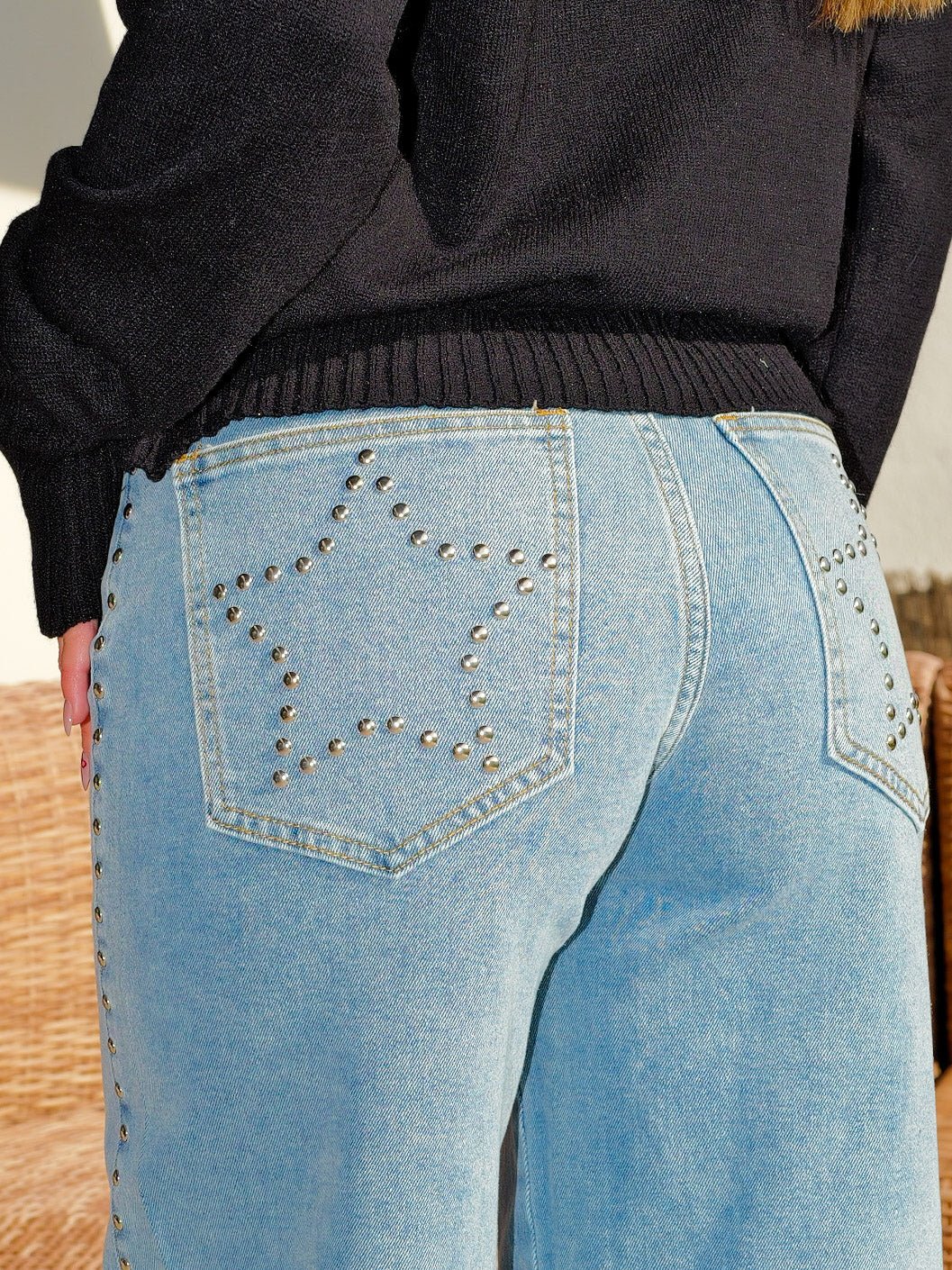 Blue star studded jeans - Sorellas The Brand Barcelona S.L.