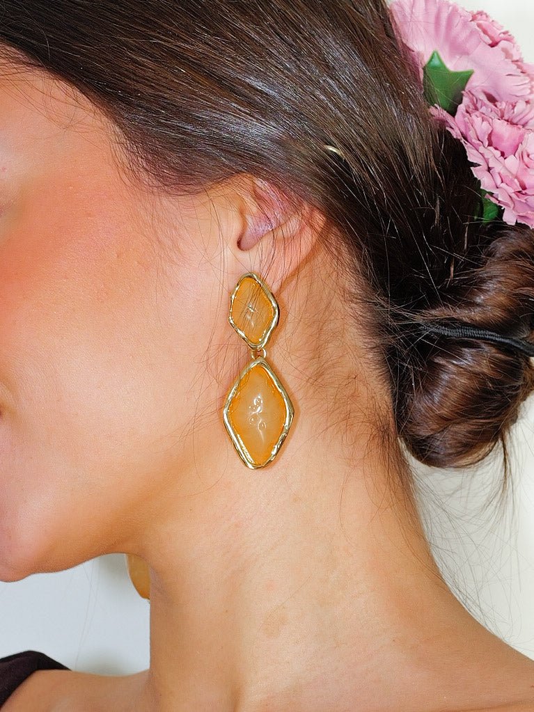 Yellow diamond earrings - Sorellas The Brand Barcelona S.L
