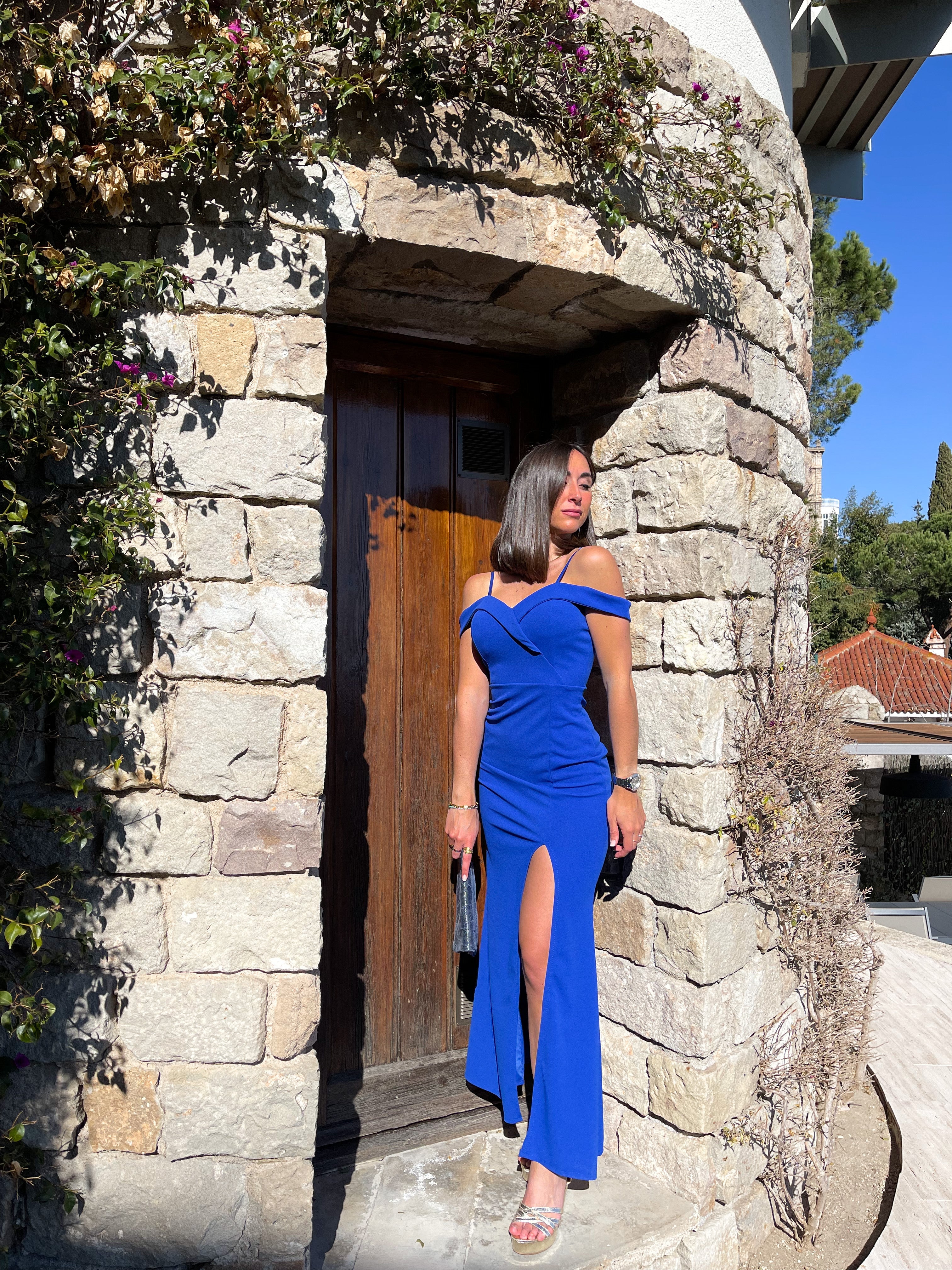 Klein fitted boat dress