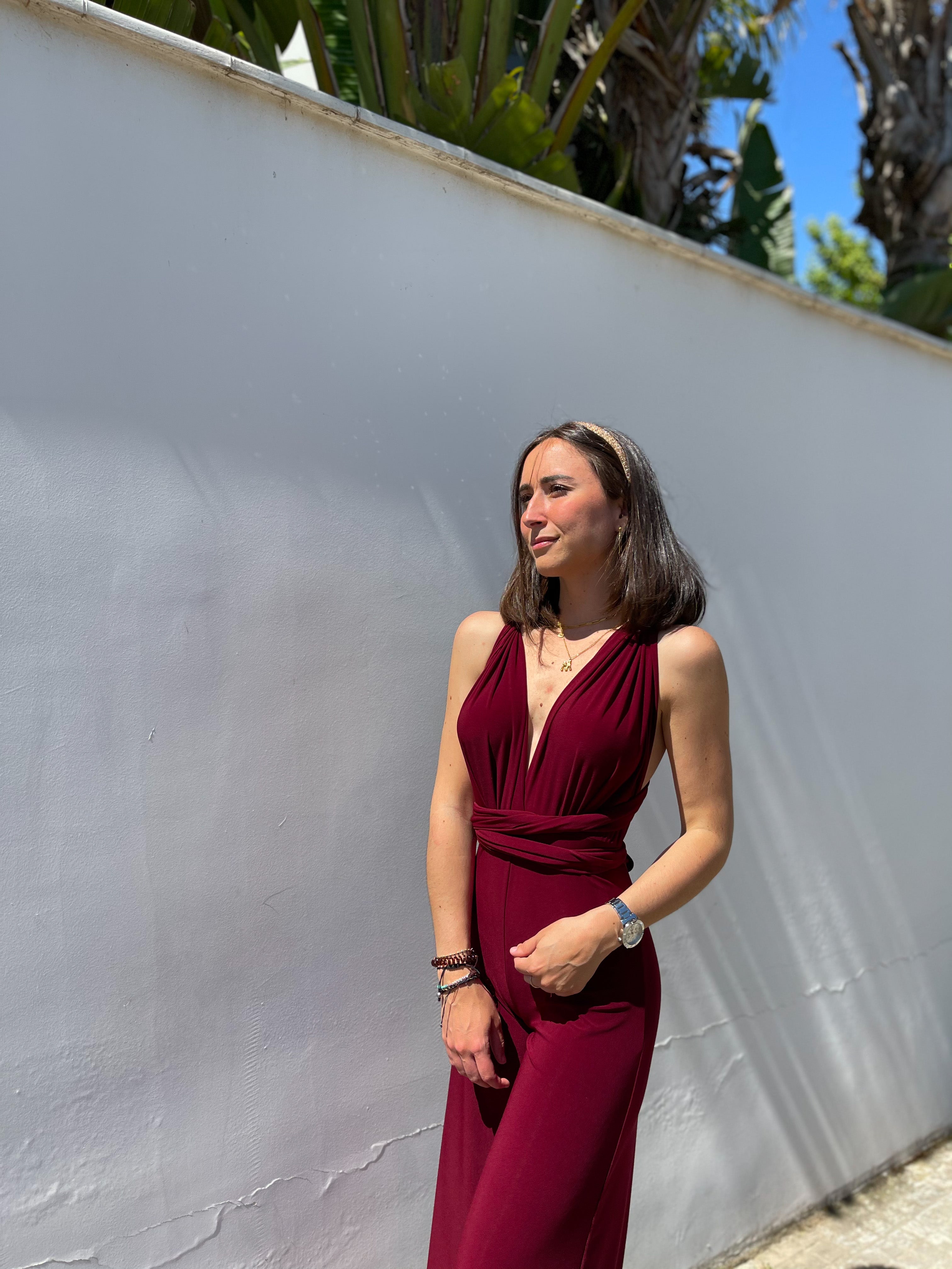 Multi garnet Jumpsuit