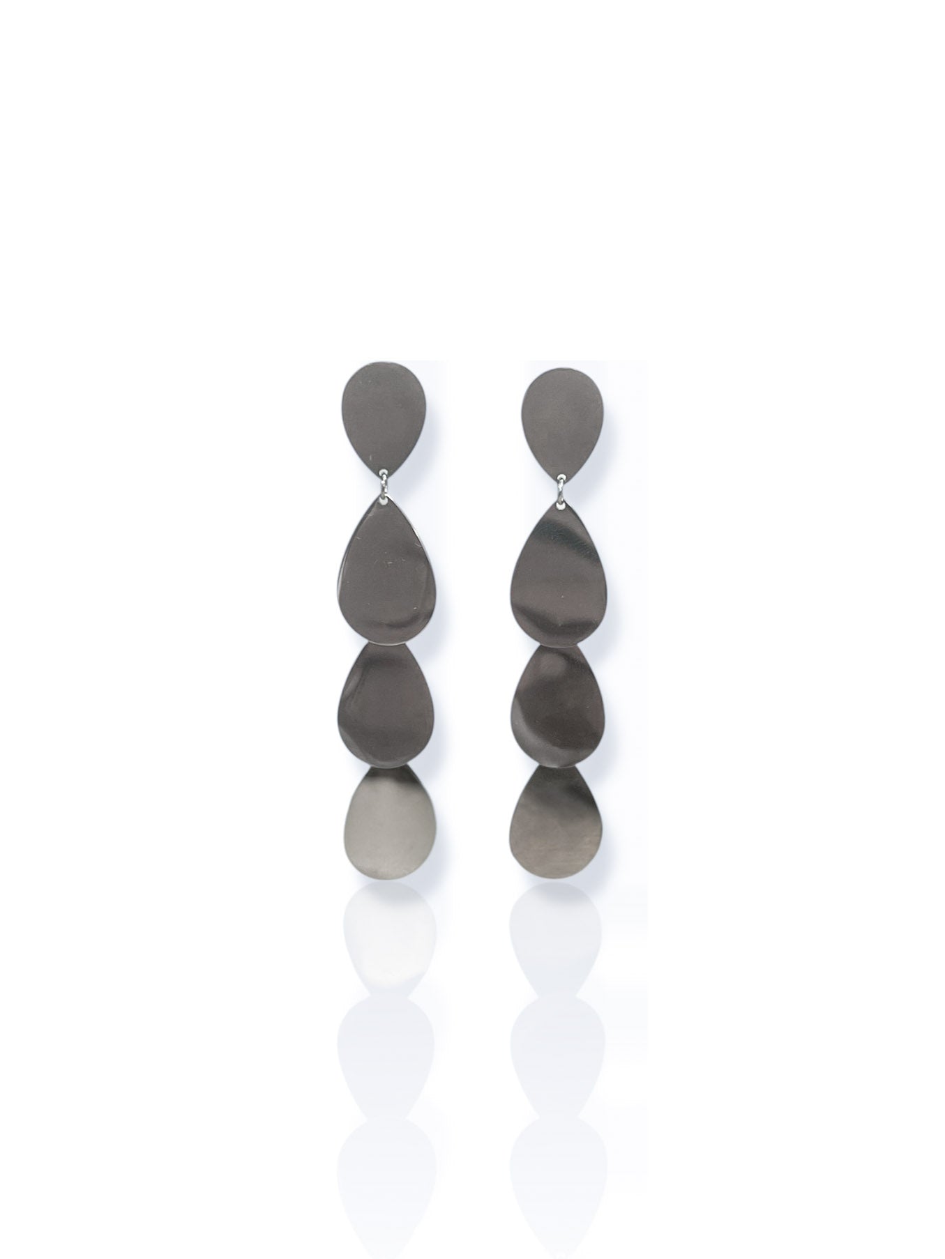 BOUCLES D'OREILLES chute d'eau gouttes d'argent