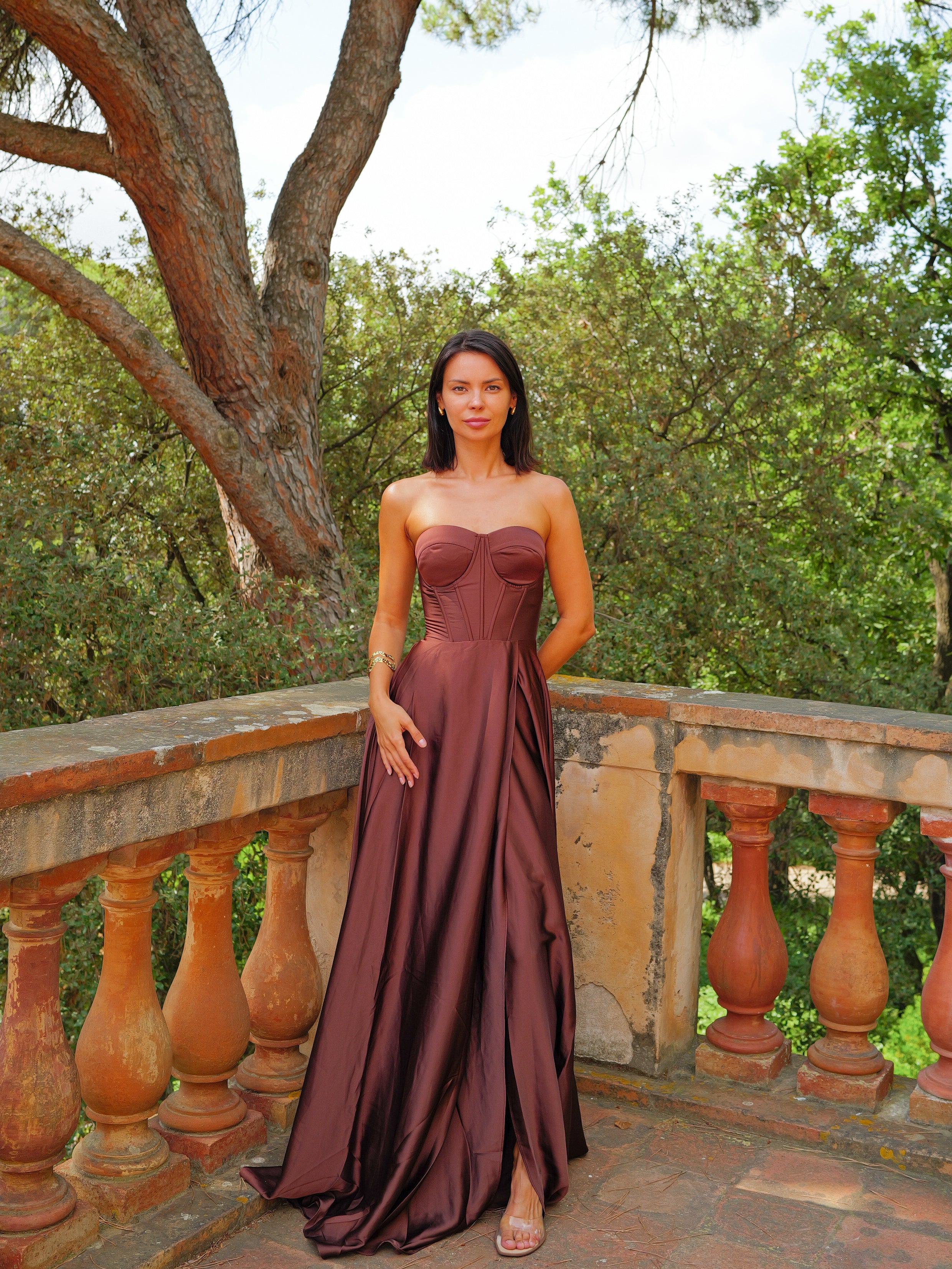 Robe corset mot chocolat