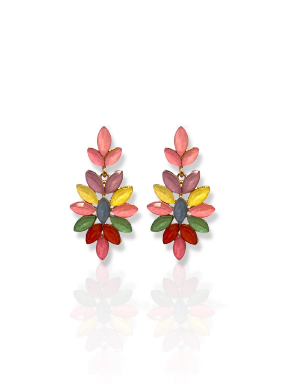BOUCLES D'OREILLES épis multicolores - SORELLAS
