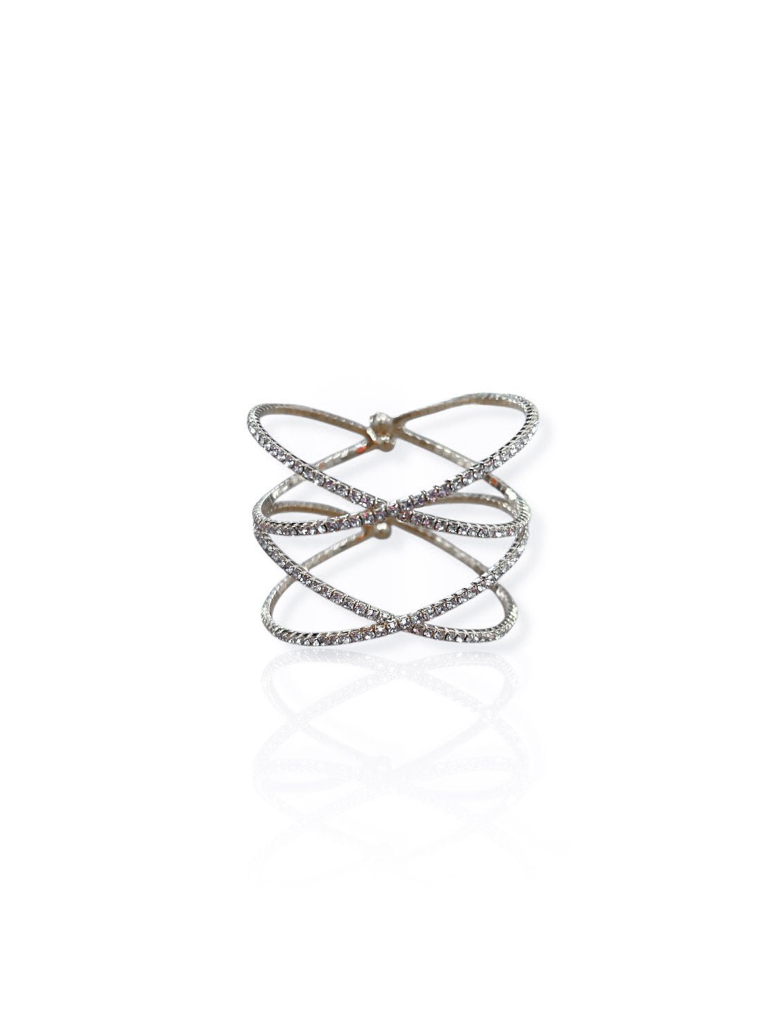 Bracelet croisé brillant argenté - Sorellas The Brand Barcelona S.L