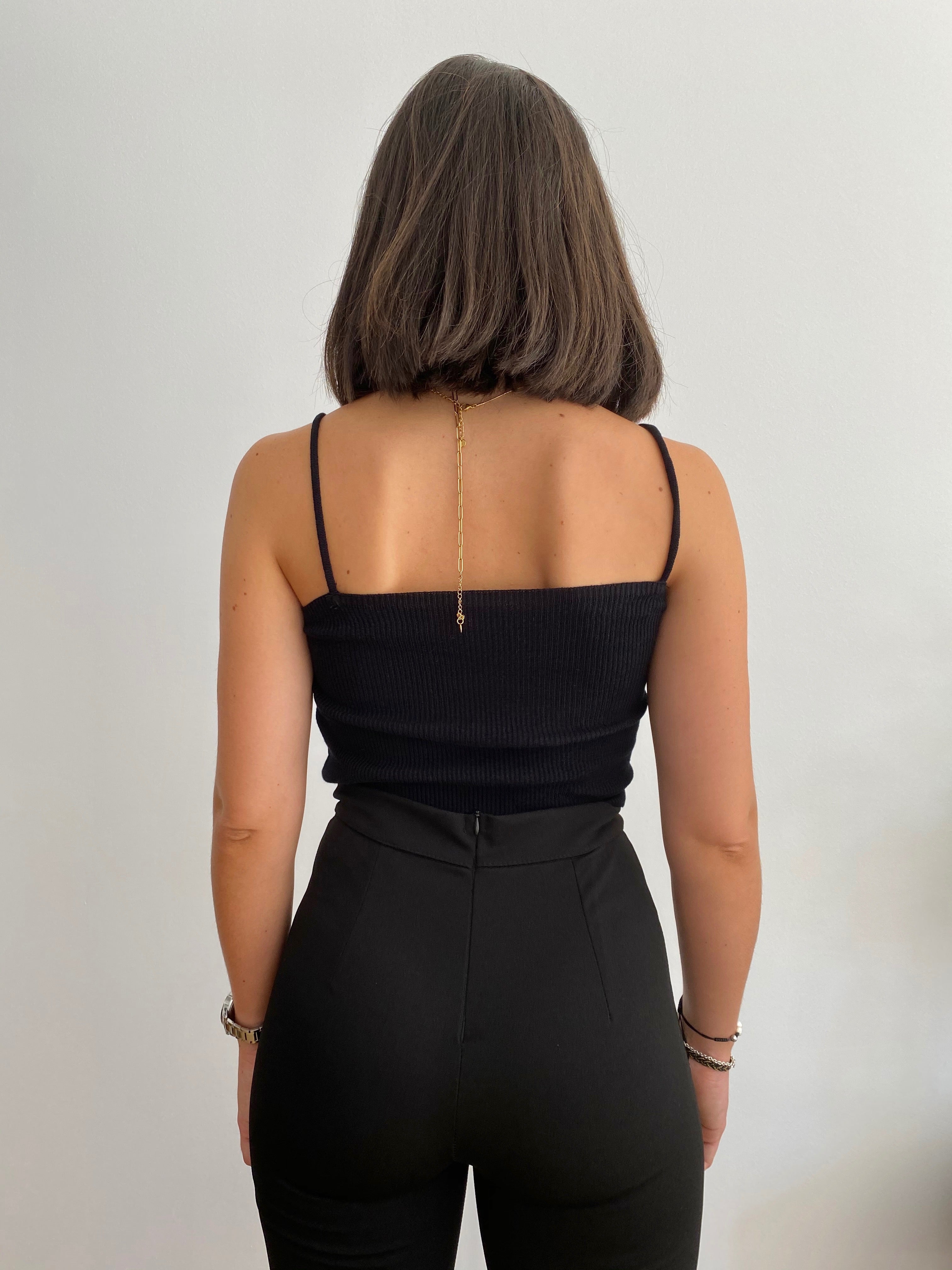 Pantalon cloche noir