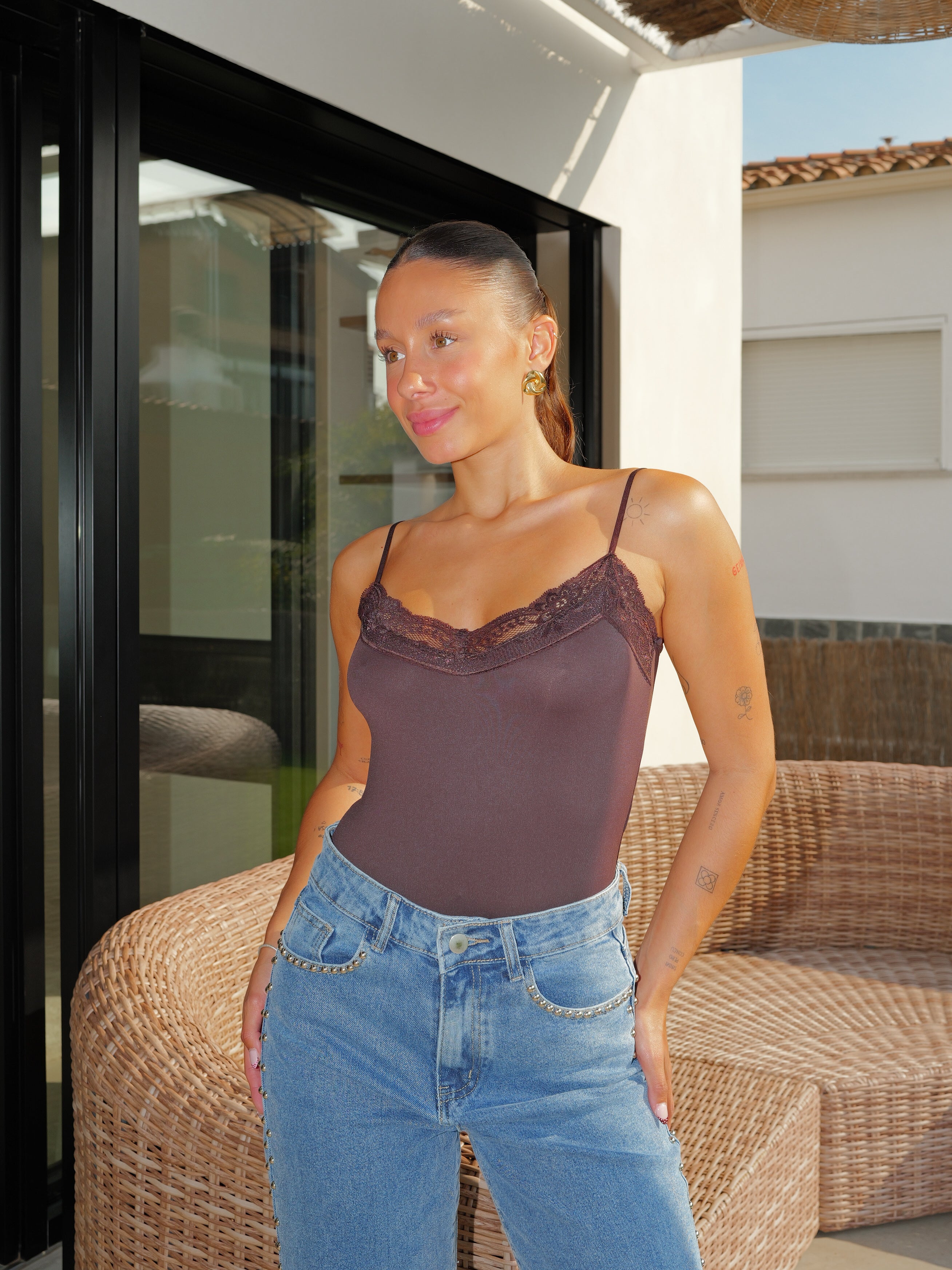 Calzamaglia in lycra Chocolate lingerie