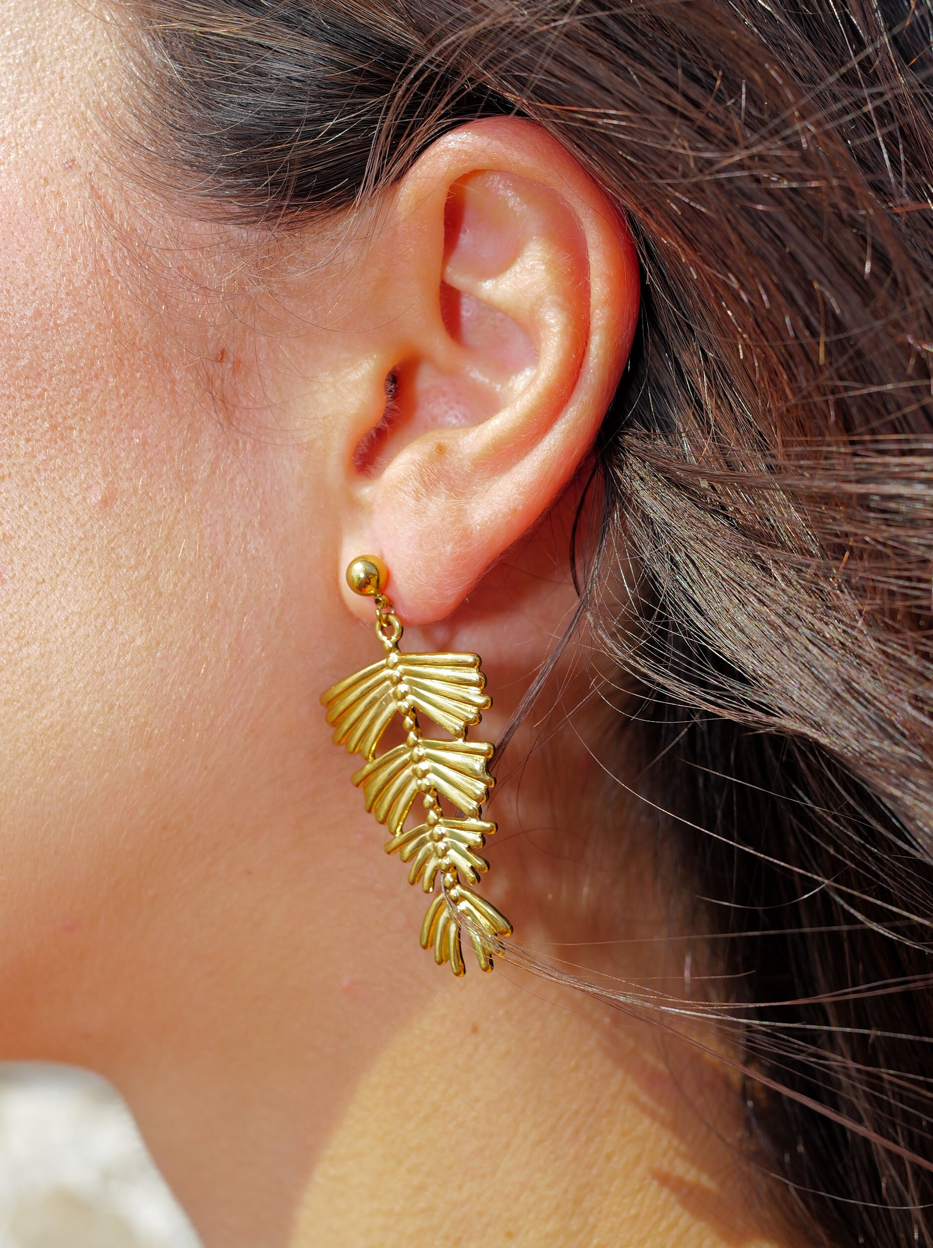 ORECCHINI palma d'oro