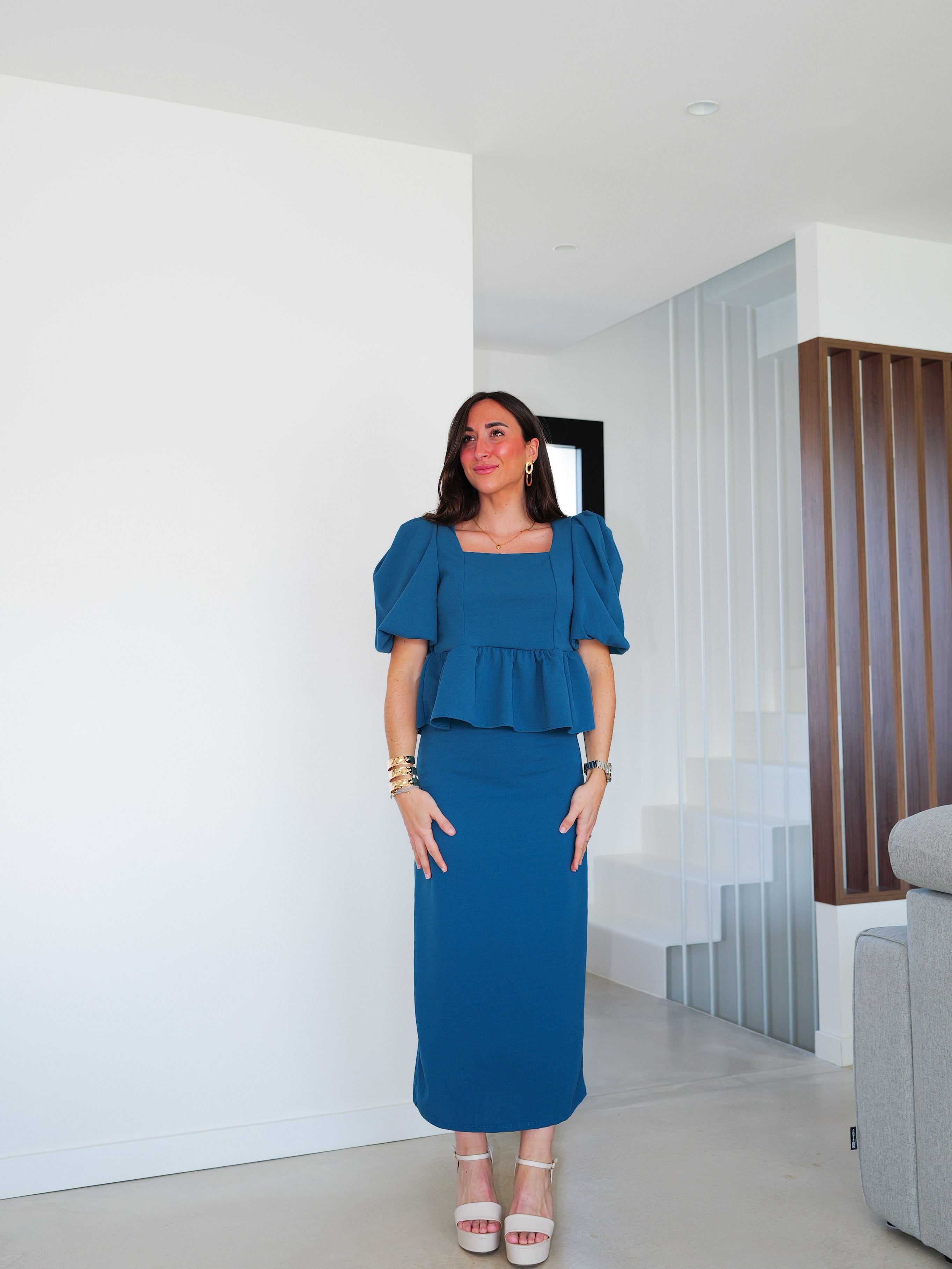 Set di gonne midi con pompon all'olio