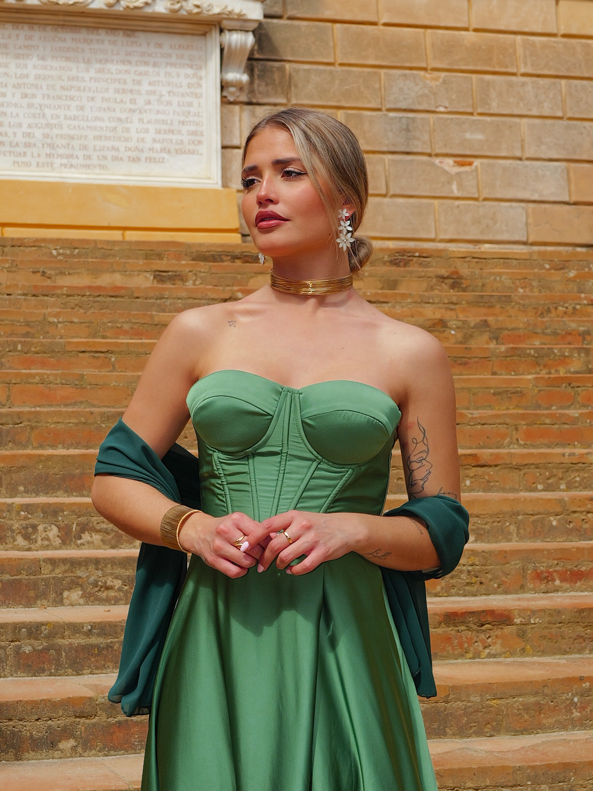 Girocollo fili d'oro