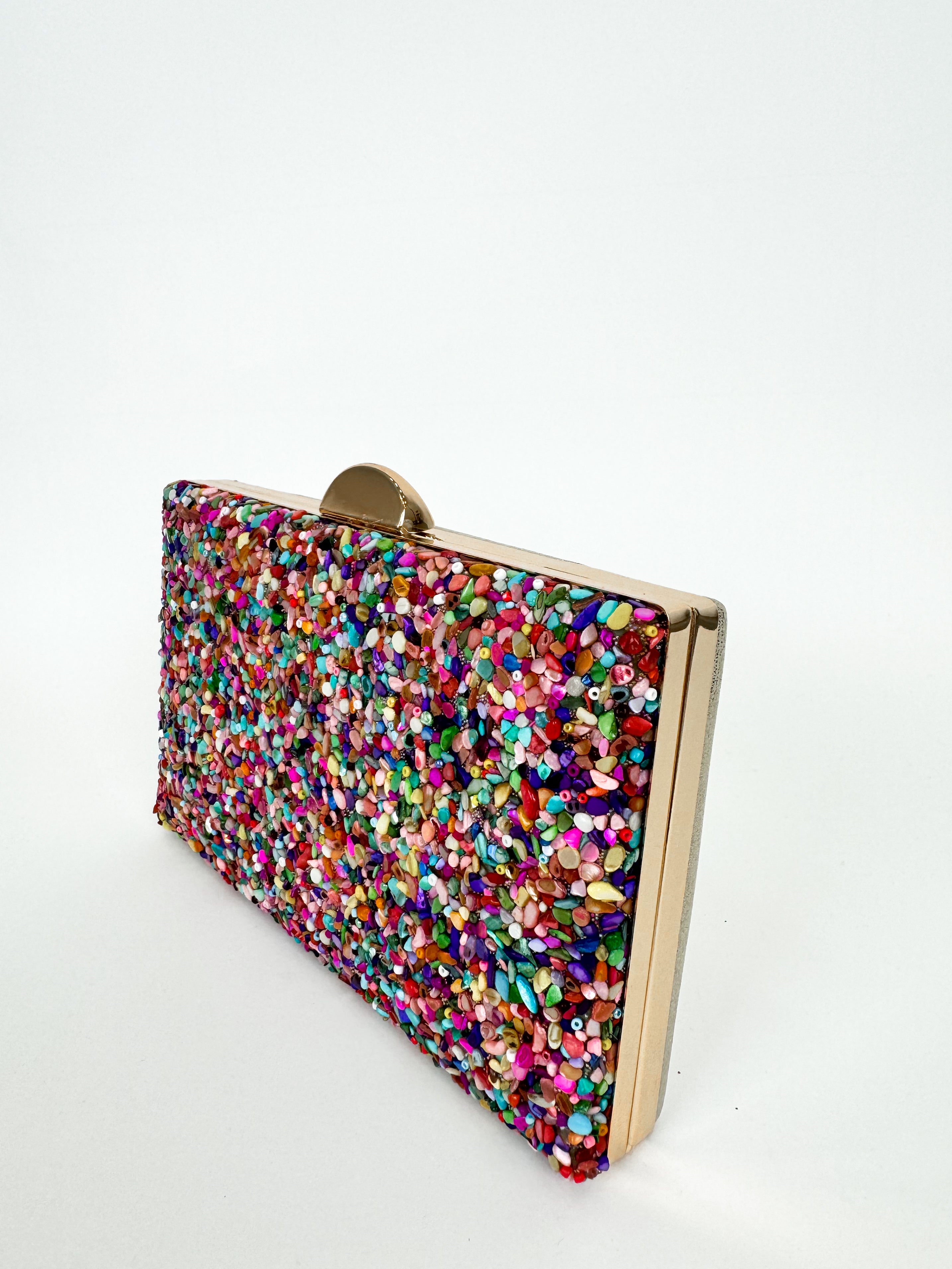 Clutch horizontal piedra colores