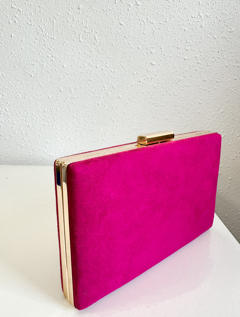 Clutch horizontal fucsia