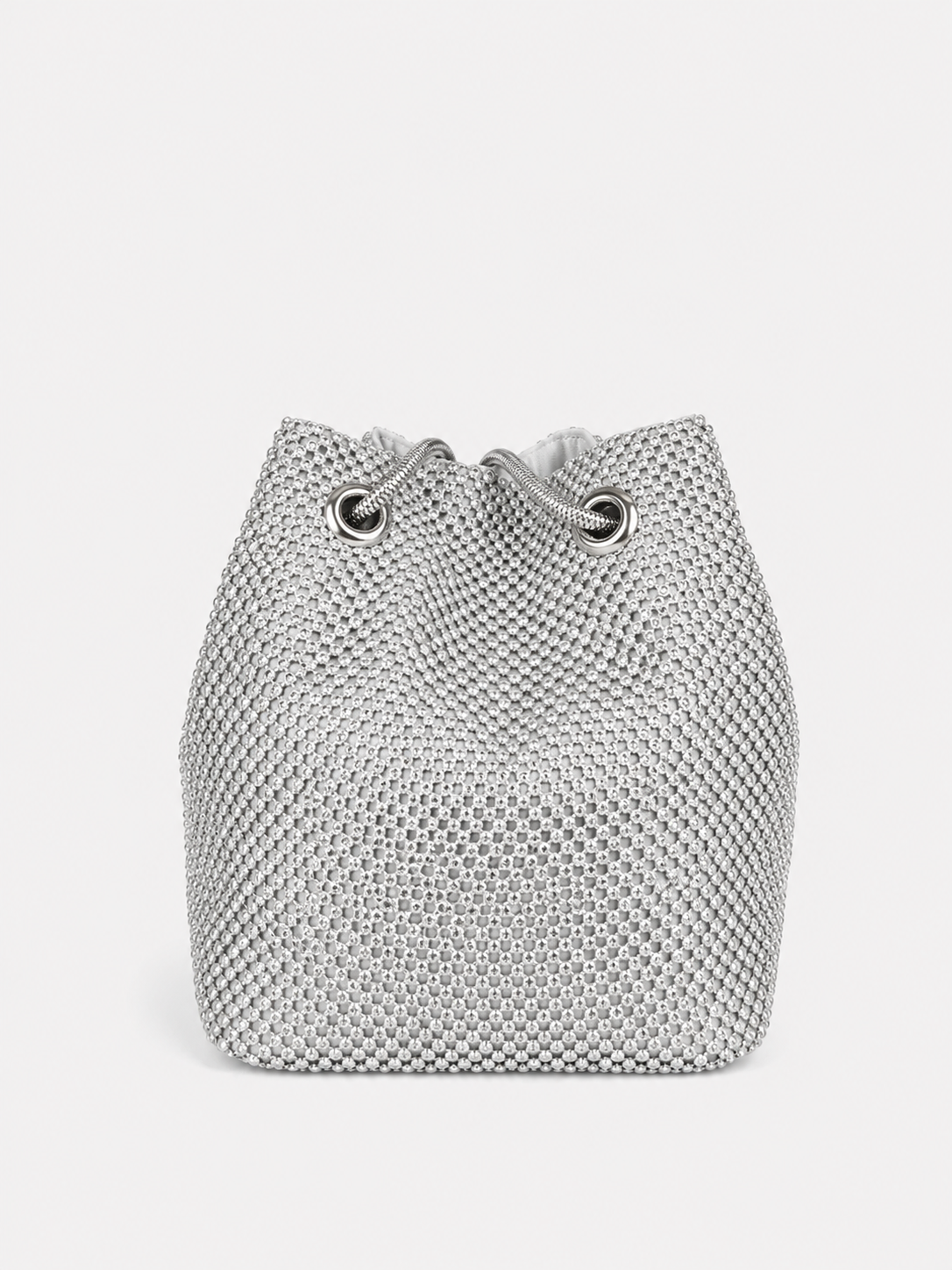 Pochette de fête argentée
