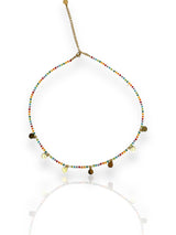 Collar piedras multicolor smile