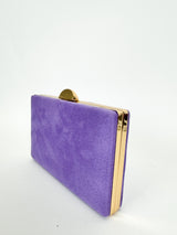 Clutch horizontal redondo lila