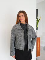 Chaqueta lana gris