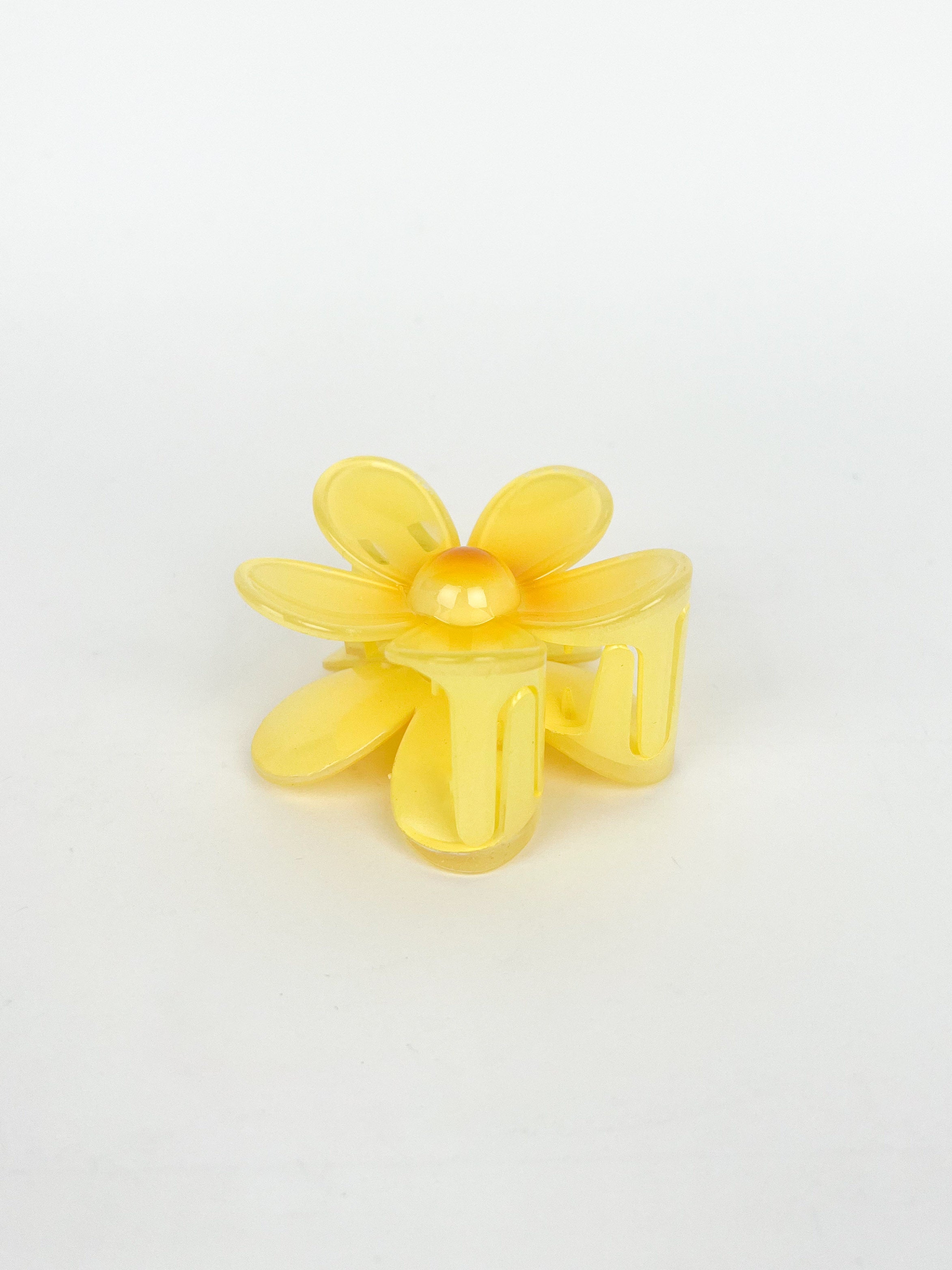 Pinza flor amarillo