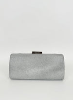 Clutch pocket brillo plata