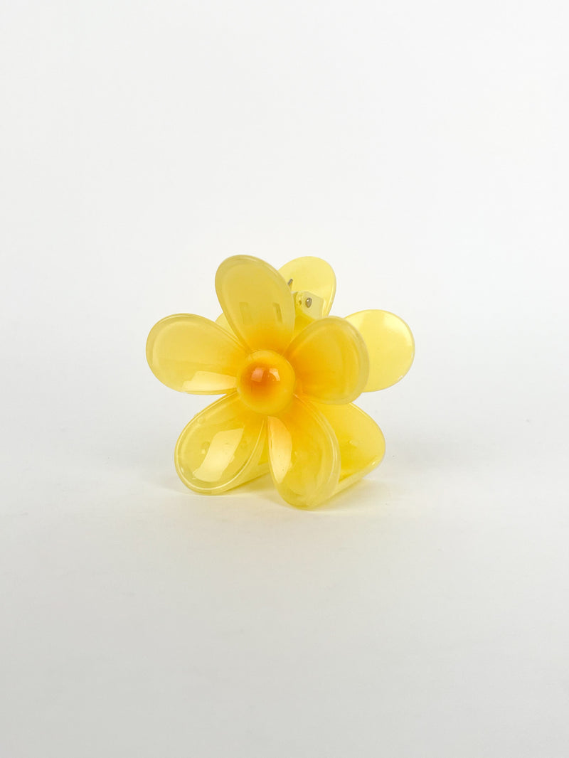 Pinza flor amarillo