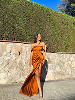 Vestido ballenas raso caldera