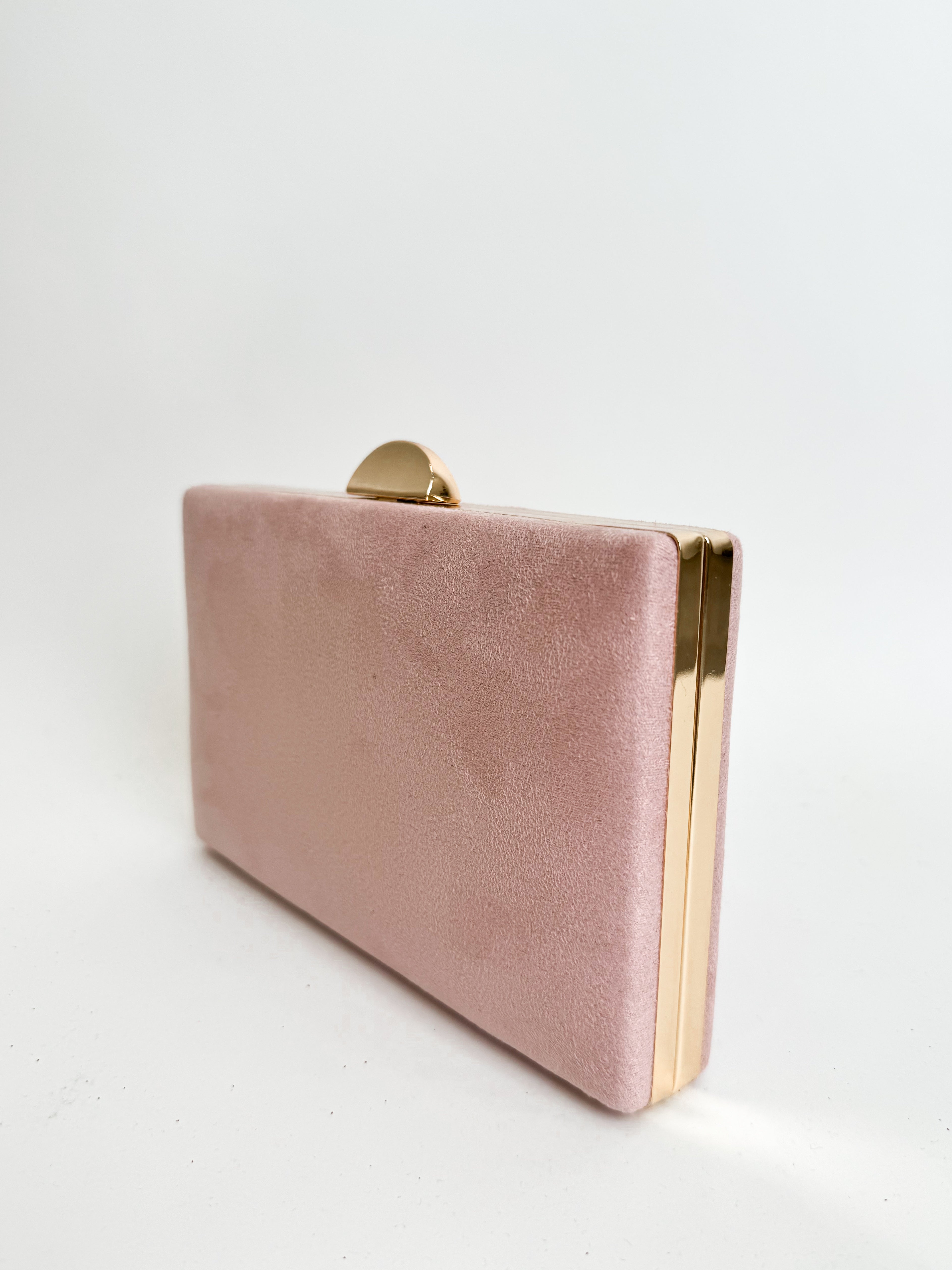 Clutch horizontal redondo rosa