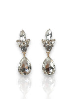 Pendientes gota brillantes