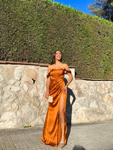 Vestido ballenas raso caldera