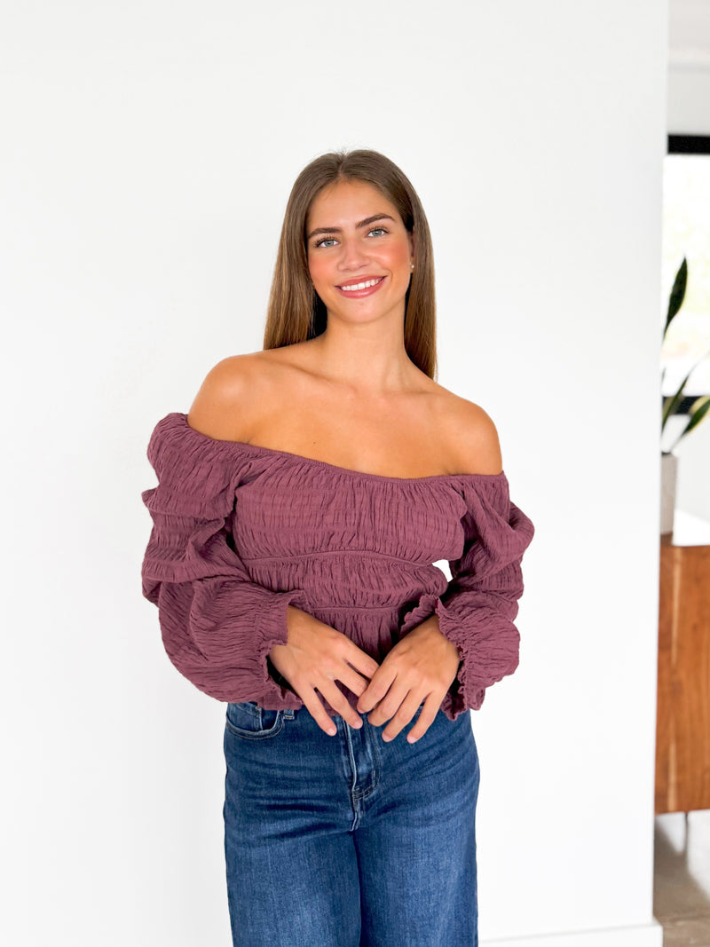 Blusa palabra nido amarena